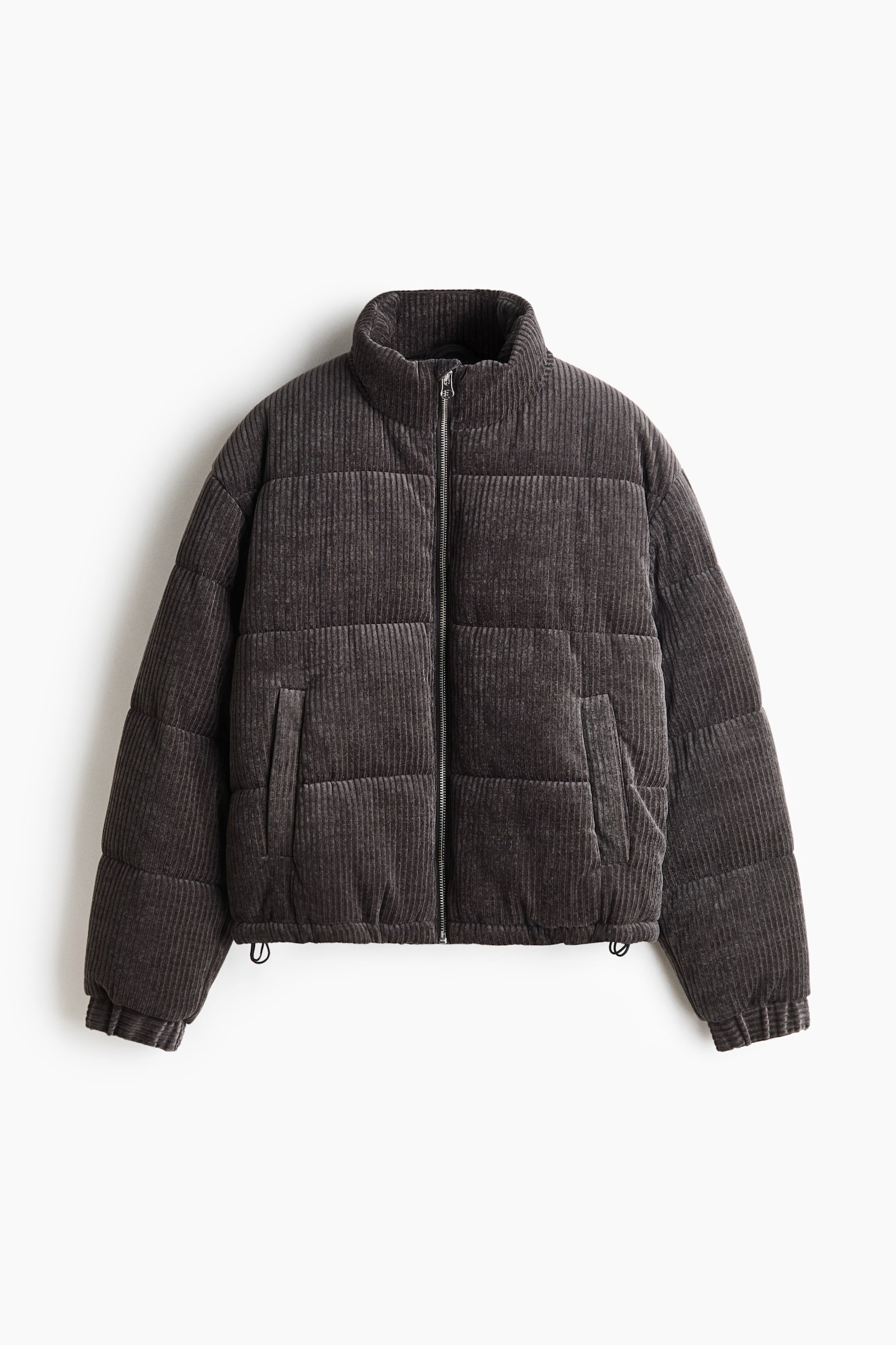 Corduroy puffer jacket - 1