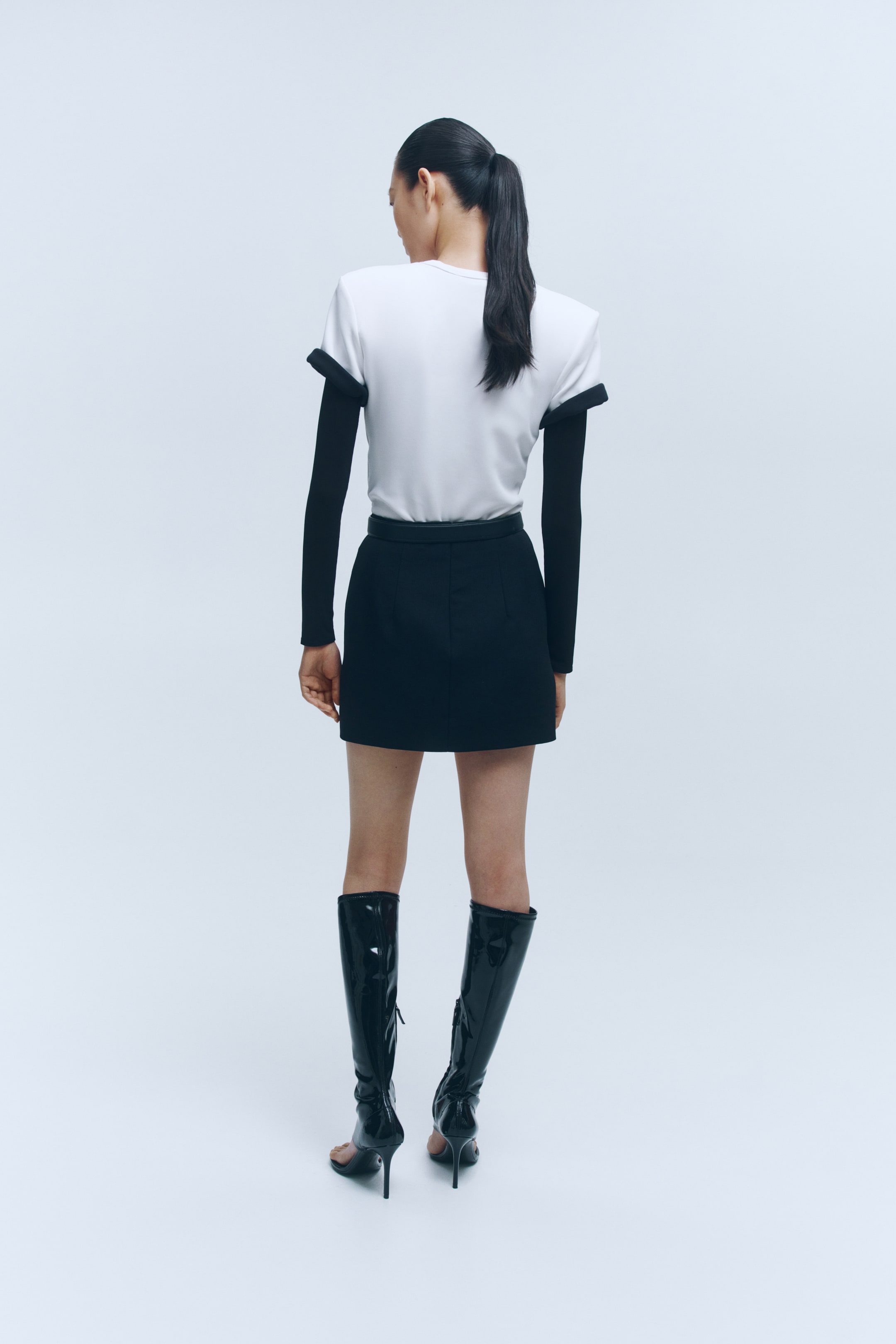 Shoulder-Pad Bodysuit