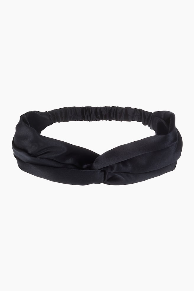 Silk Beauty Hairband - Black - 1