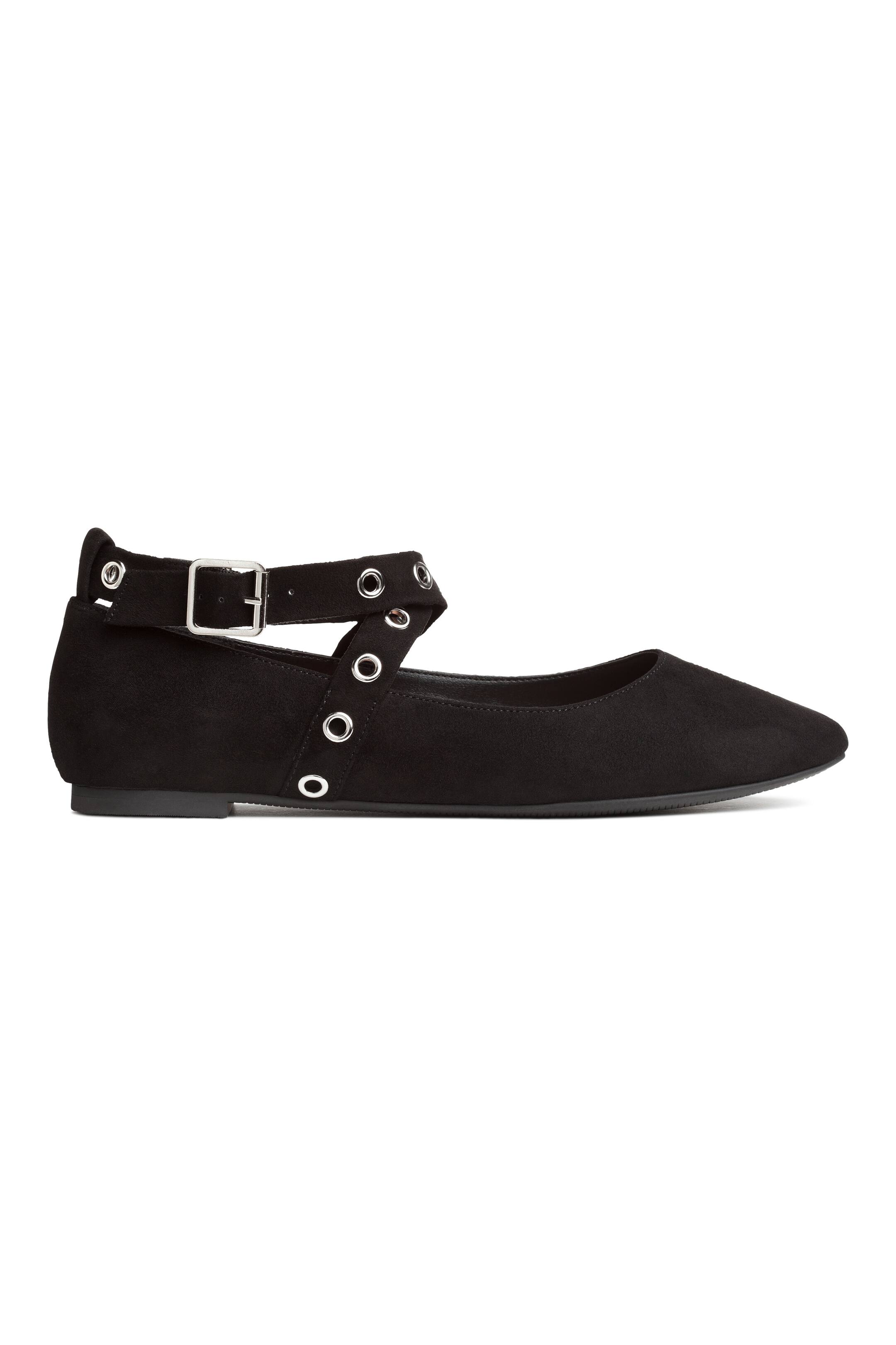 Agrandir l'image: Ballerines à bride - Noir - FEMME | H&M FR 1
