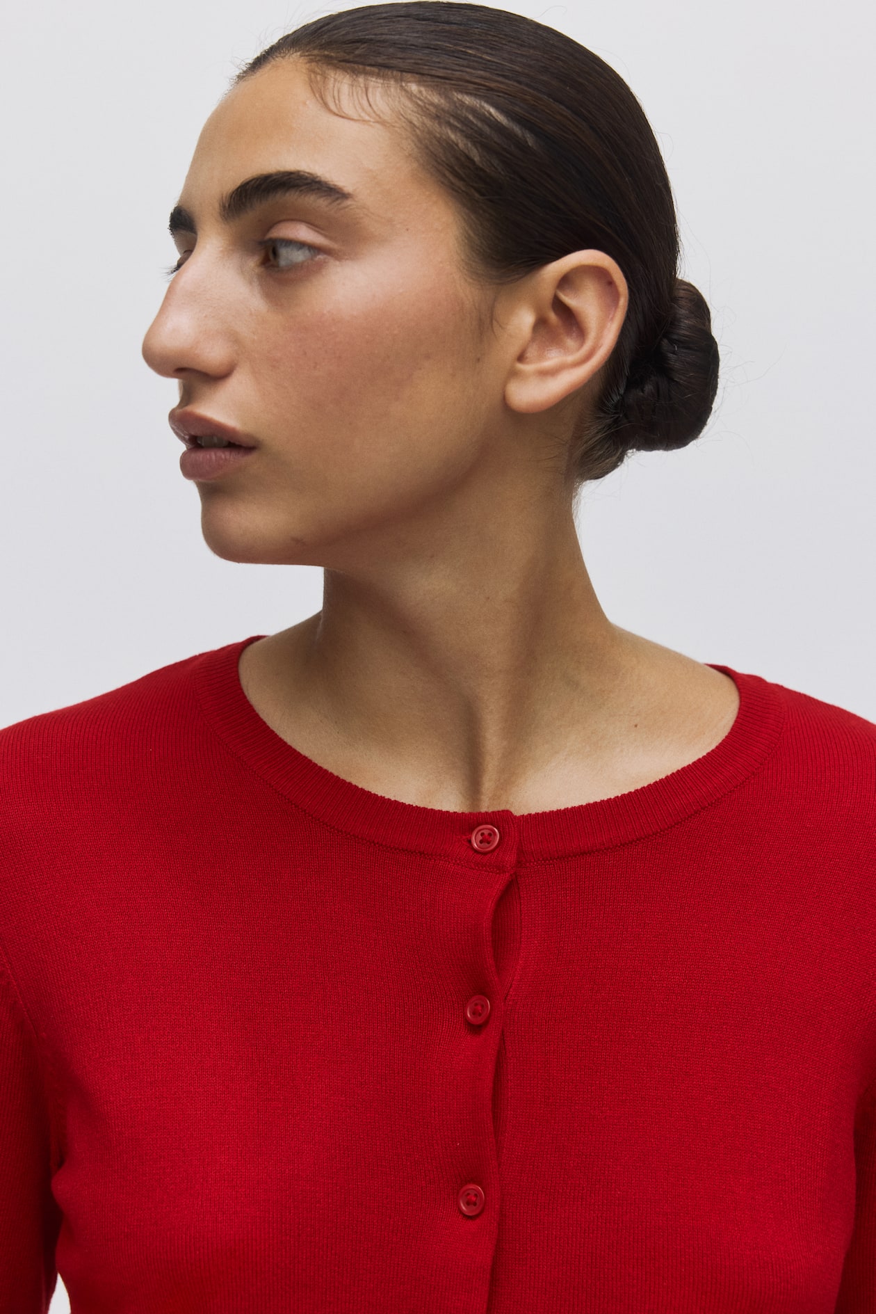 Fine-knit Cardigan Red Ladies H&M US