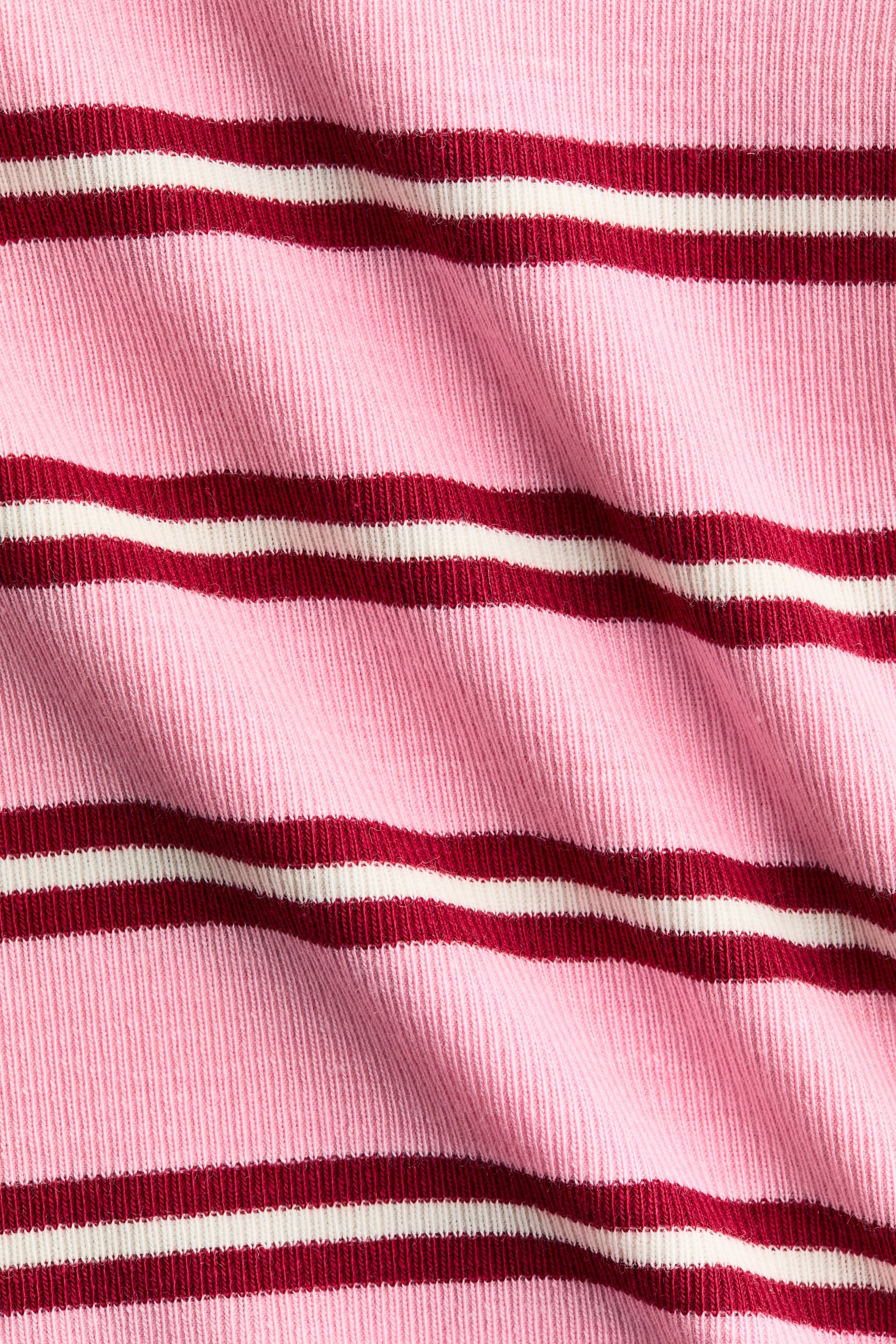 Ribbed top - Pink/Striped/Burgundy/Striped/White/Dark brown striped - 2