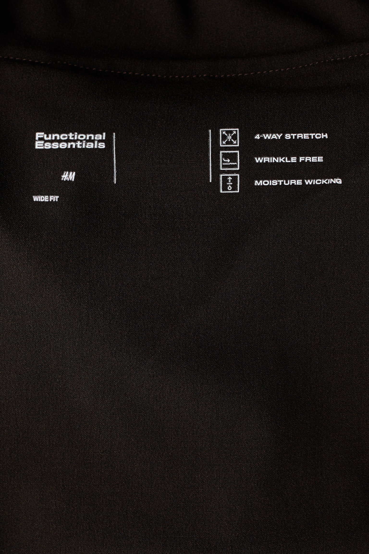 Wijde four-way stretch pull-on broek - Donkerbruin/Zwart - 4