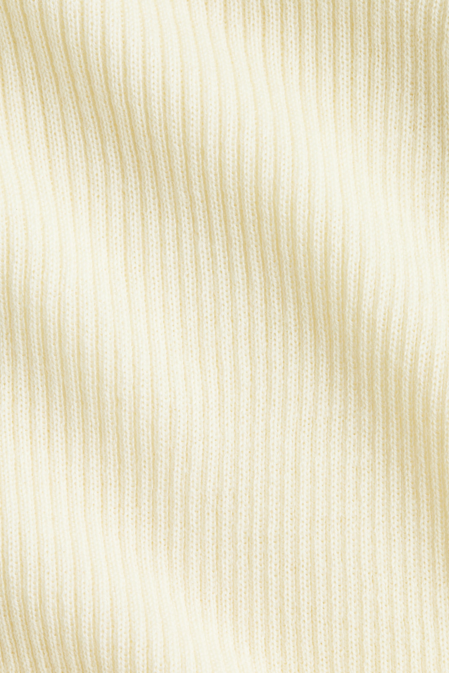 Женский топ H&M Turtleneck Merino Wool, цвет: Кремовый — фото 7