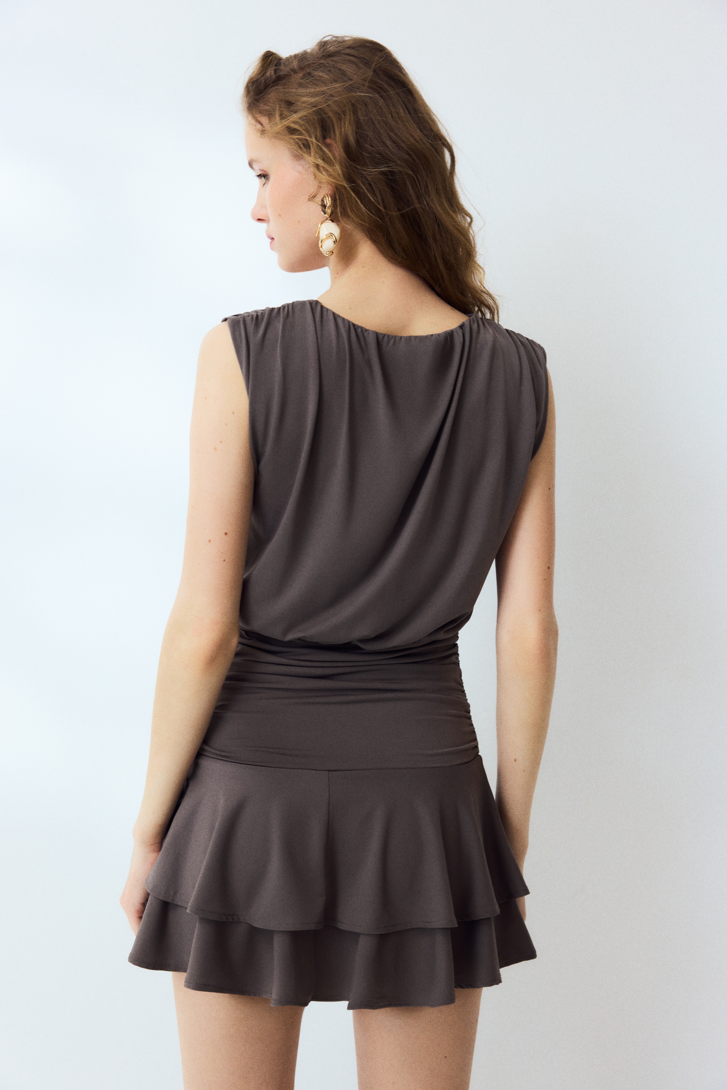 linen dress with sleeves midi Casual Midi Long Sleeves Linen Dress – Old Linen Mill