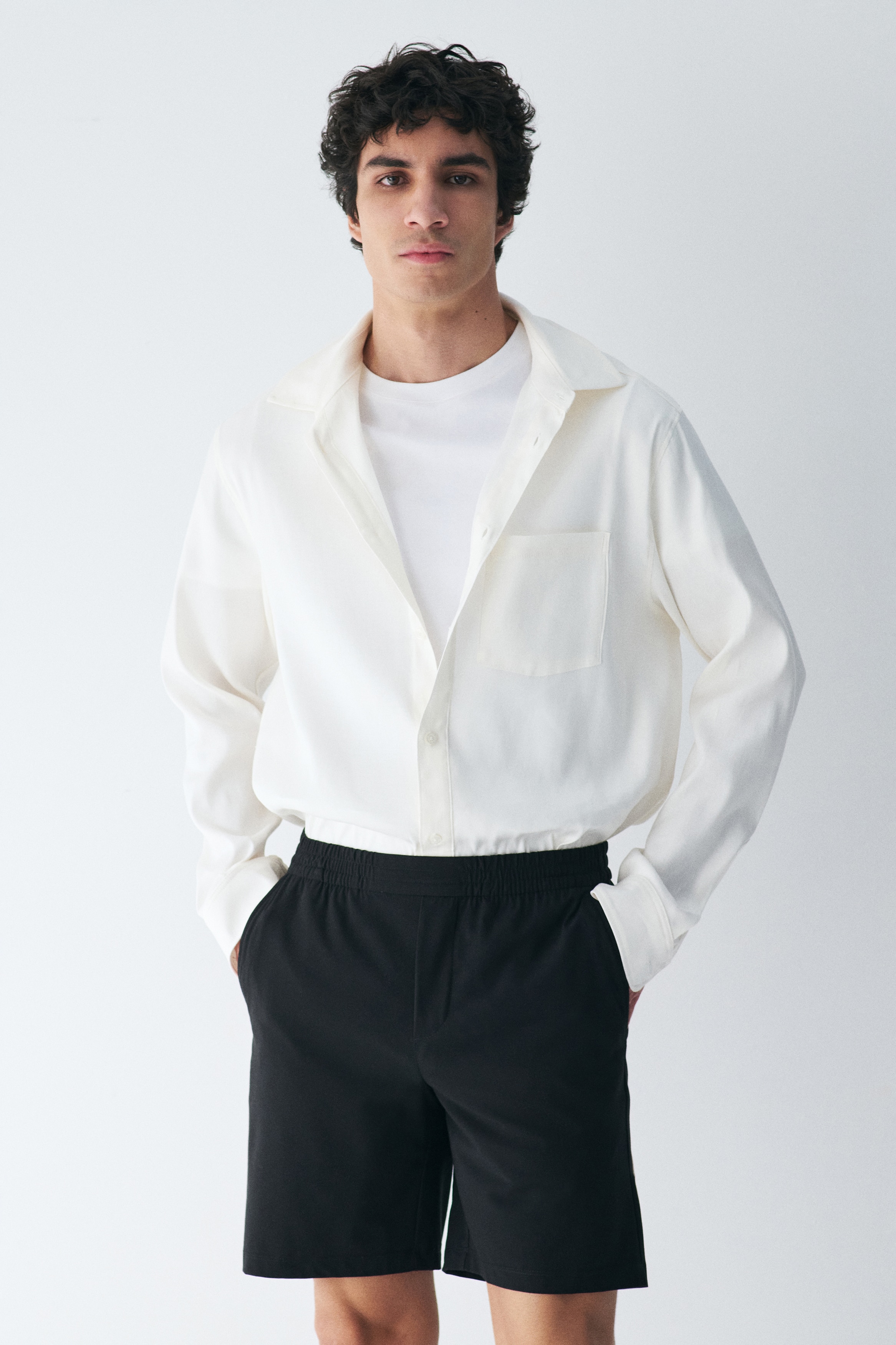 Four-Way Stretch Regular-Fit Shorts from H&M - $44.99
