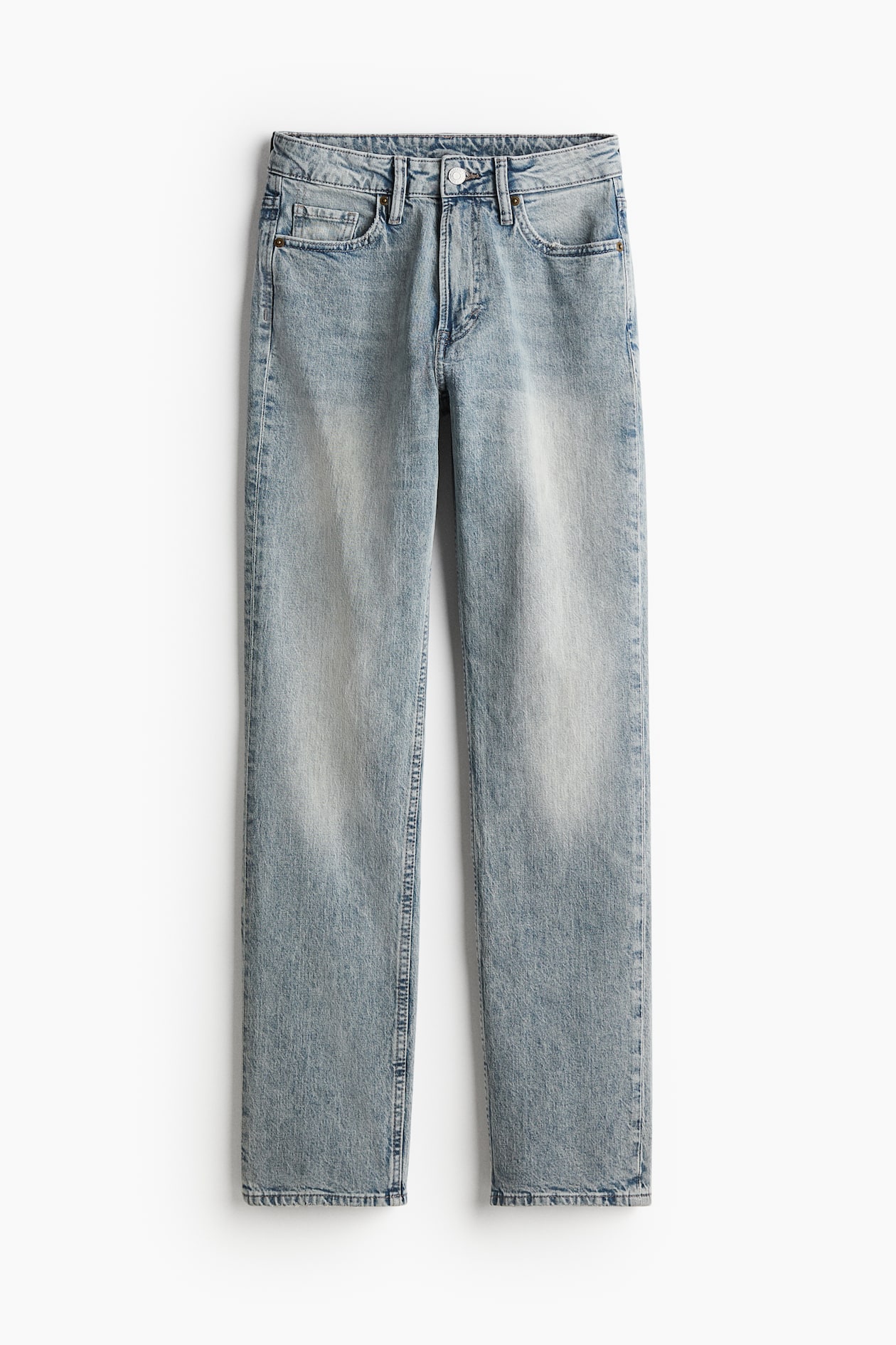 High Rise Slim Straight Leg Jeans