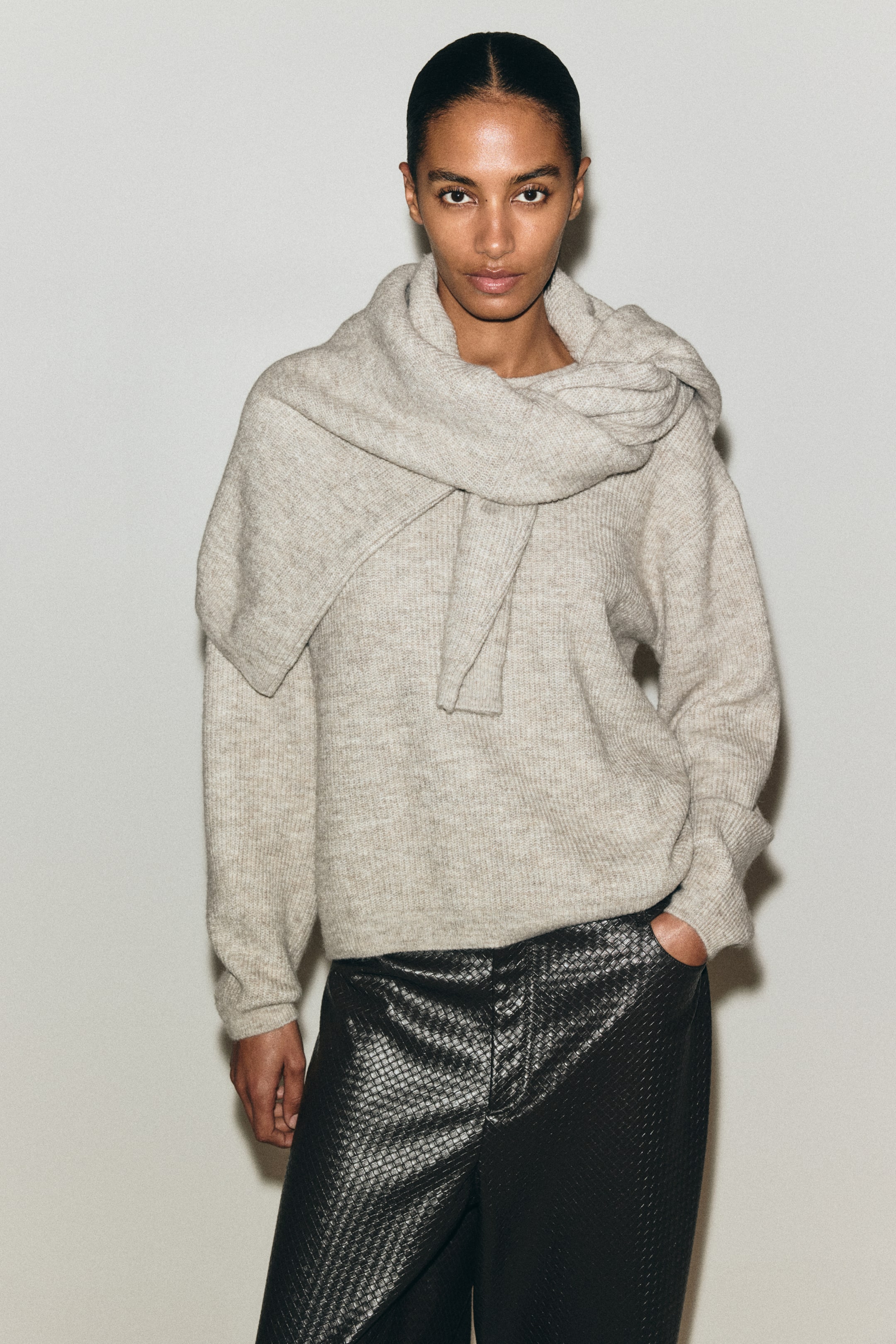 查看大圖: 針織套衫 - 淺大地混色 - Ladies | H&M 2