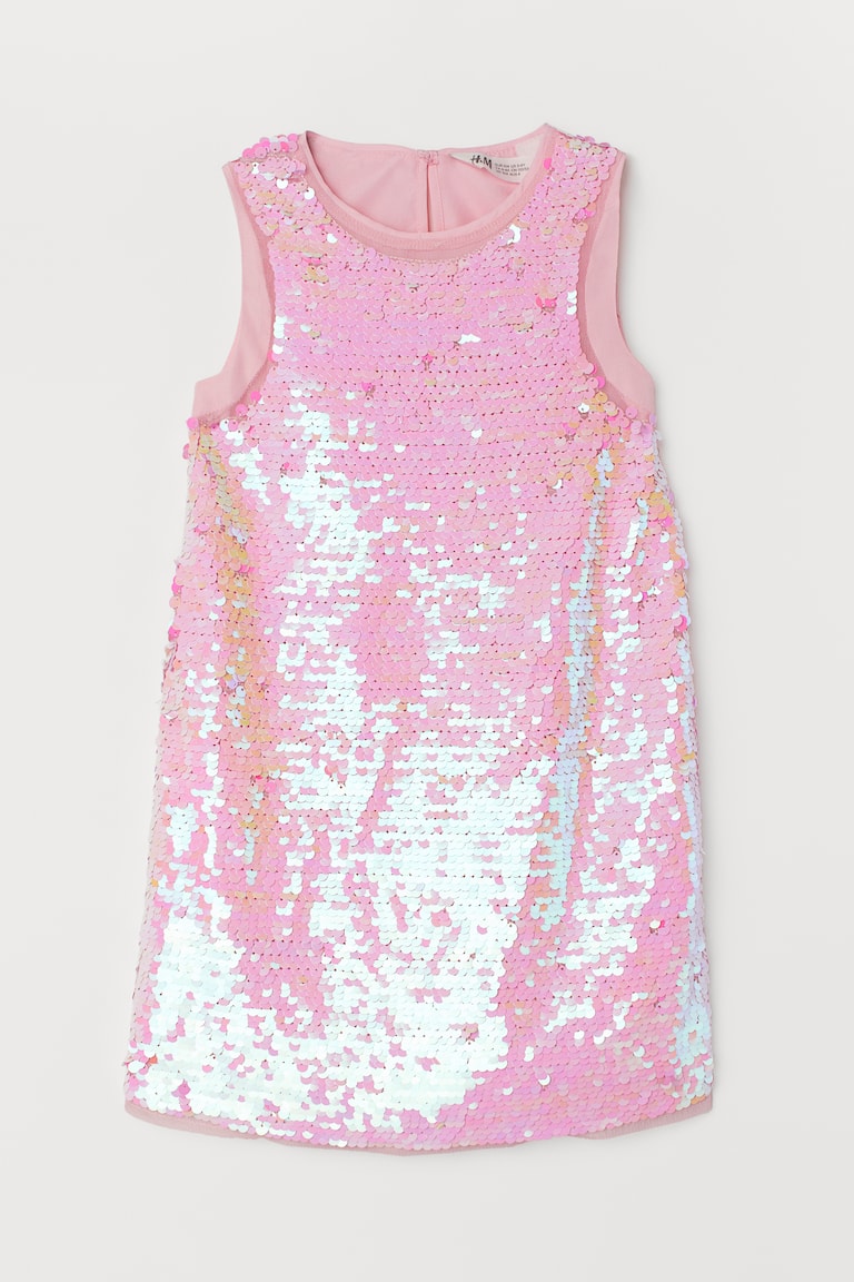Robe Peplum H&M - Taille 6, Couleur Rose Blush, Bretelles - Neuf Avec Étiquettes (Payée 50$ à L'Origine)