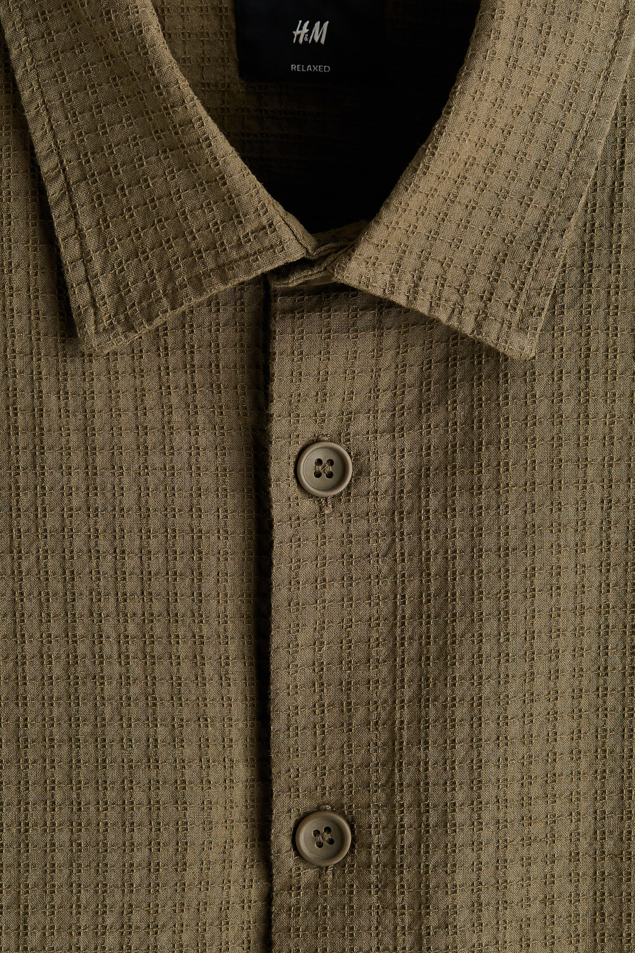 Relaxed-Fit Linen-Blend Shirt
