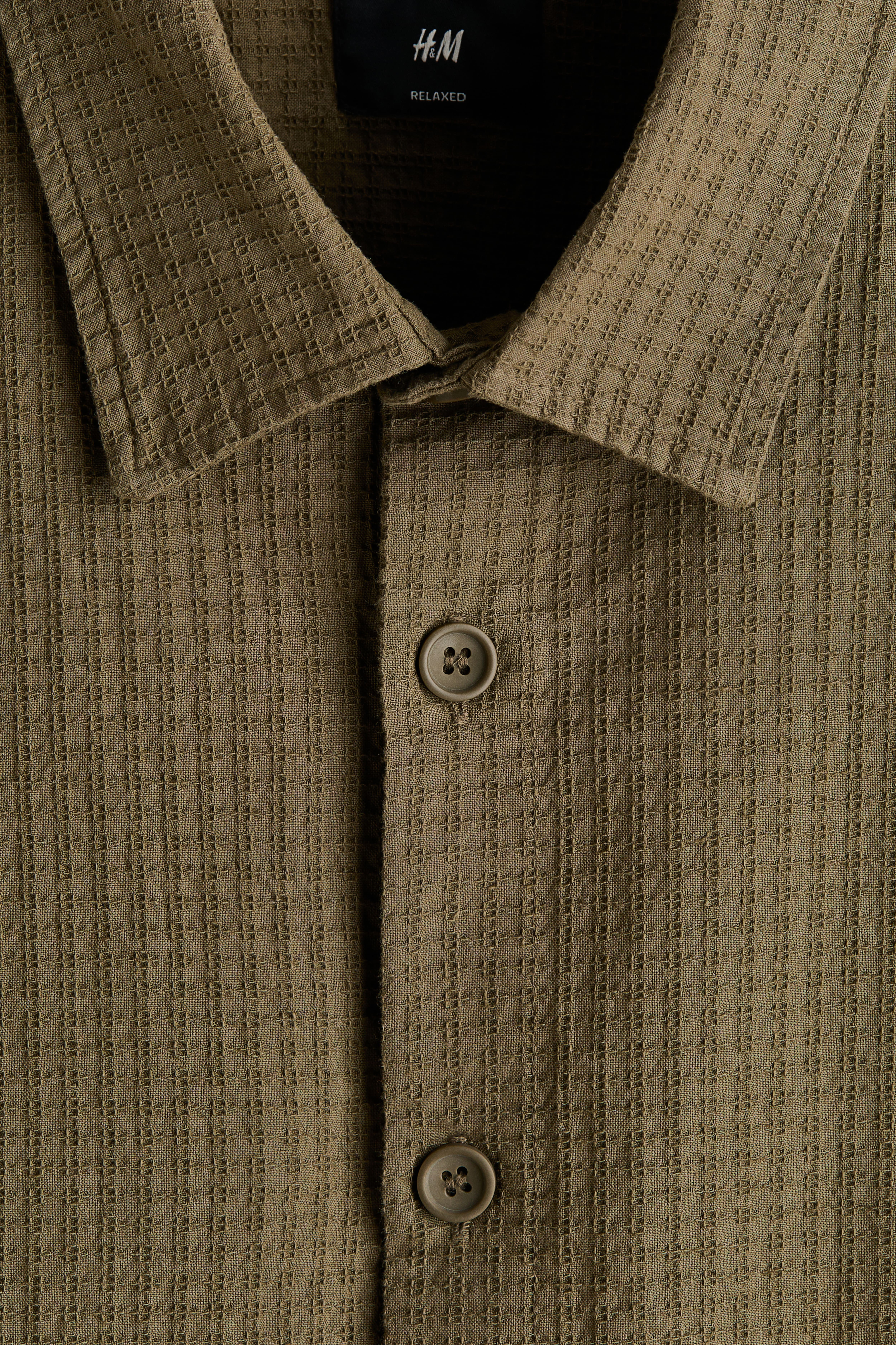 Relaxed-Fit Linen-Blend Shirt