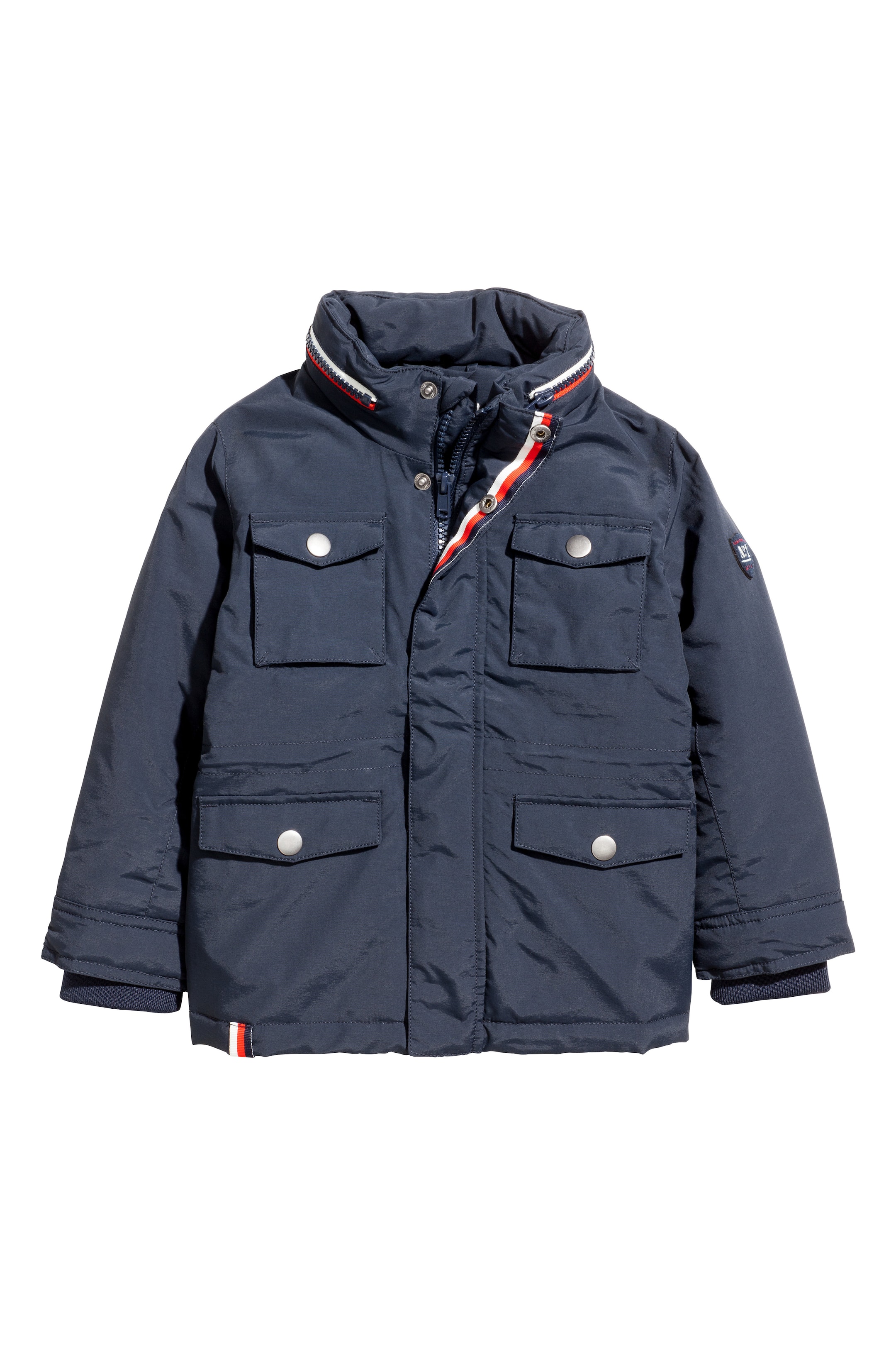 View larger image: Padded jacket - Dark blue - Kids | H&M GB 1