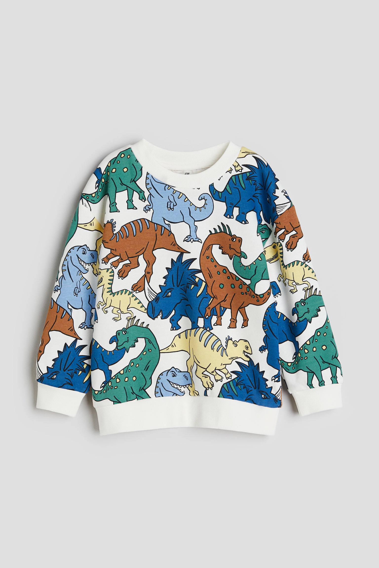 Sweater - White/Dinosaurs/Light yellow/Big Brother/Brown/Dinosaurs/Black/Los Angeles/Light beige/Pattern/Dark green/Little Brother/White/Tyrannosaurus rex/Green/Just Bee/Red/French Riviera - 1