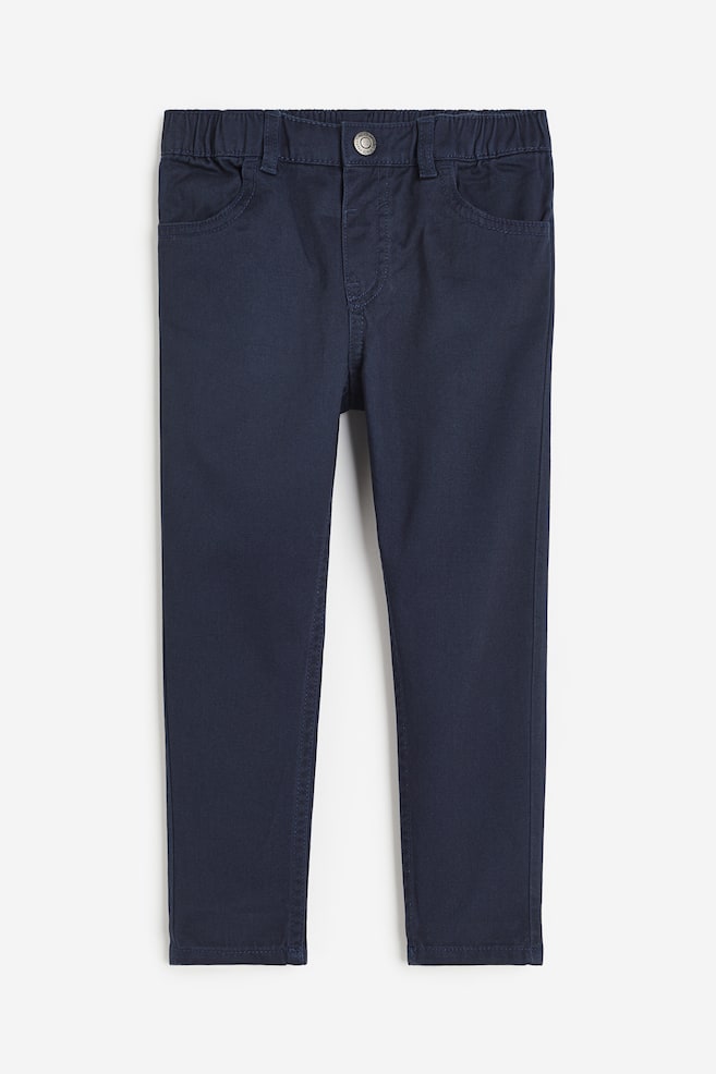 Pantaloni Relaxed Tapered Fit - Blu scuro/Blu polvere/Verde kaki scuro - 1