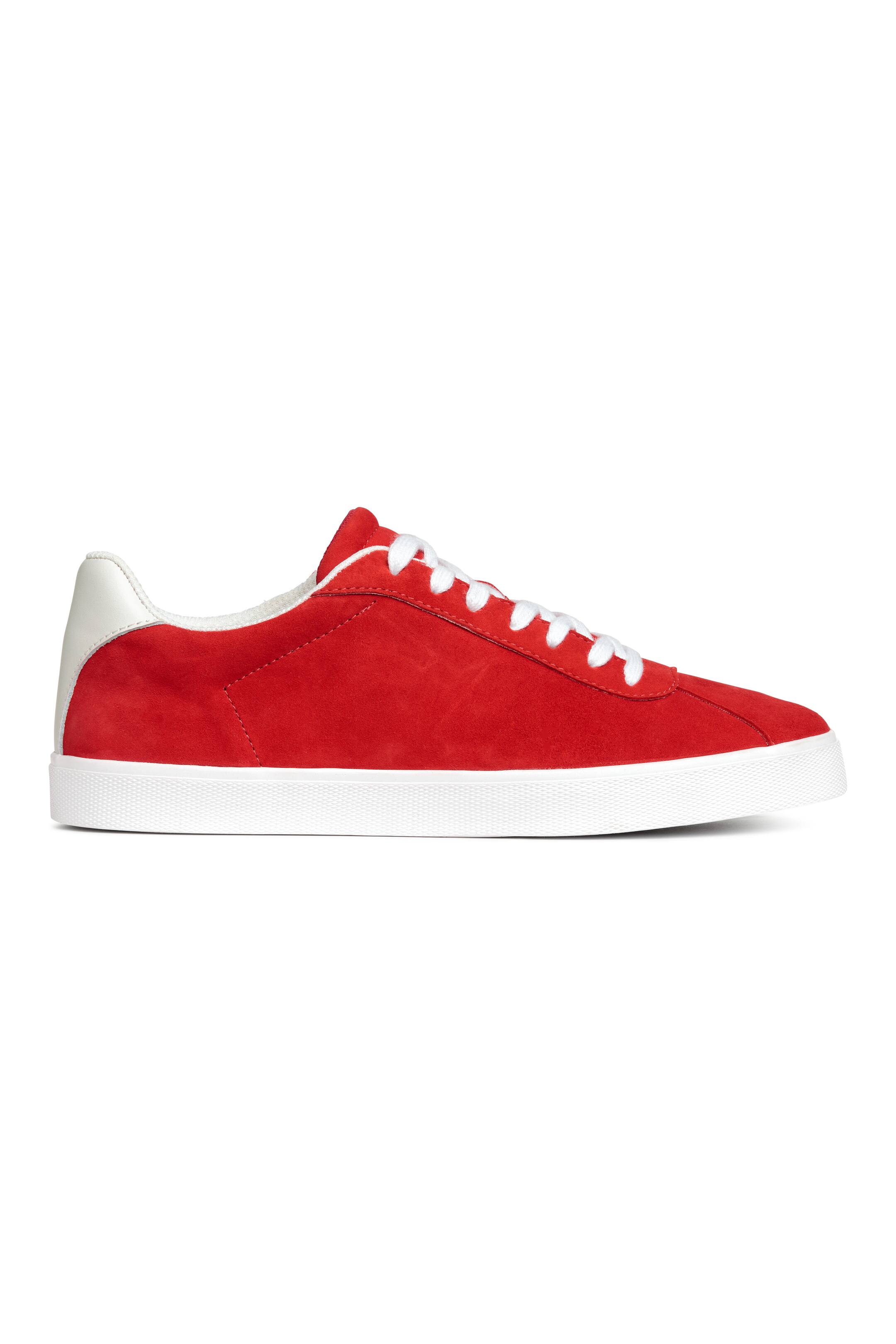 View larger image: Suede trainers - Red - Ladies | H&M GB 1