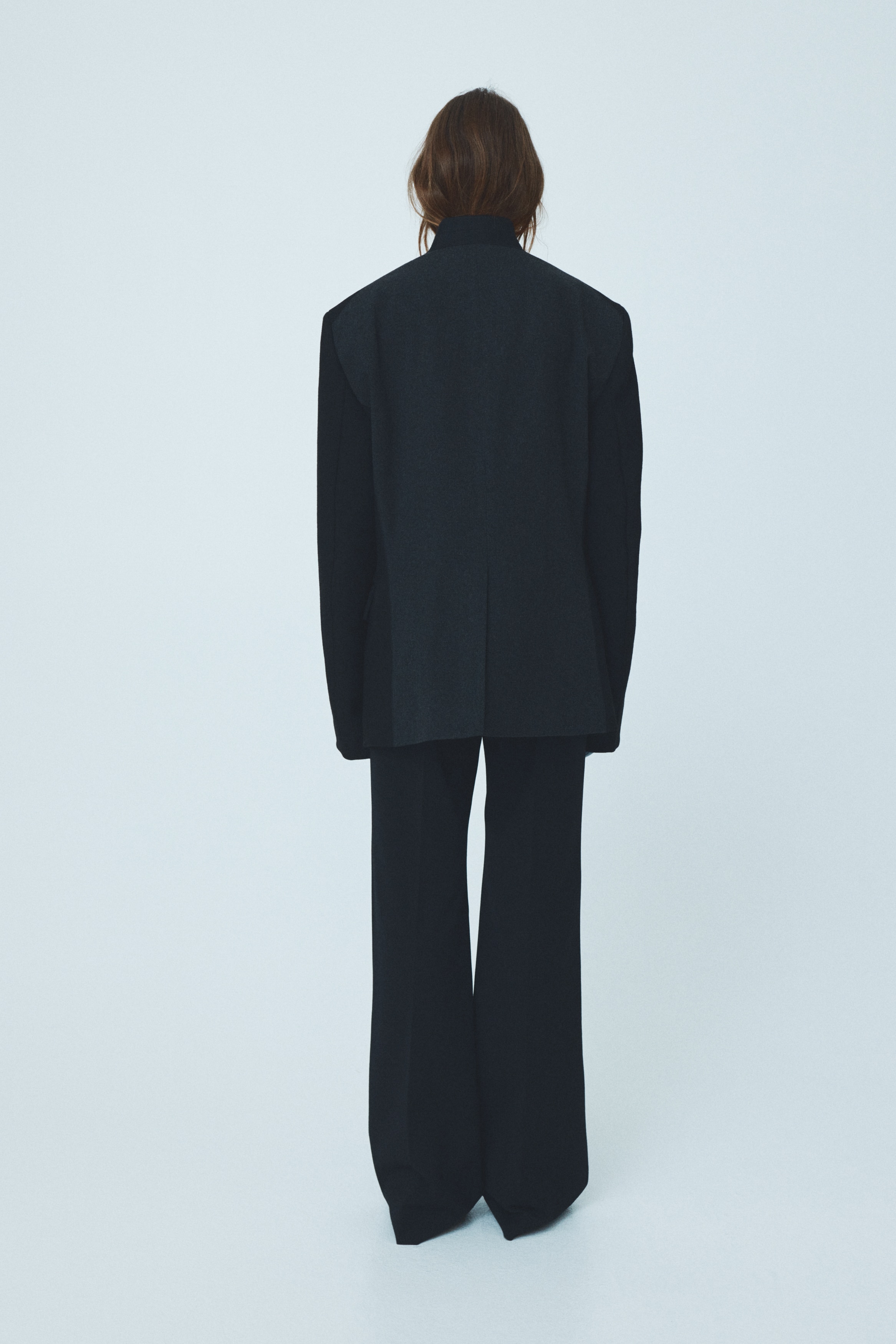 Tailored wool trousers