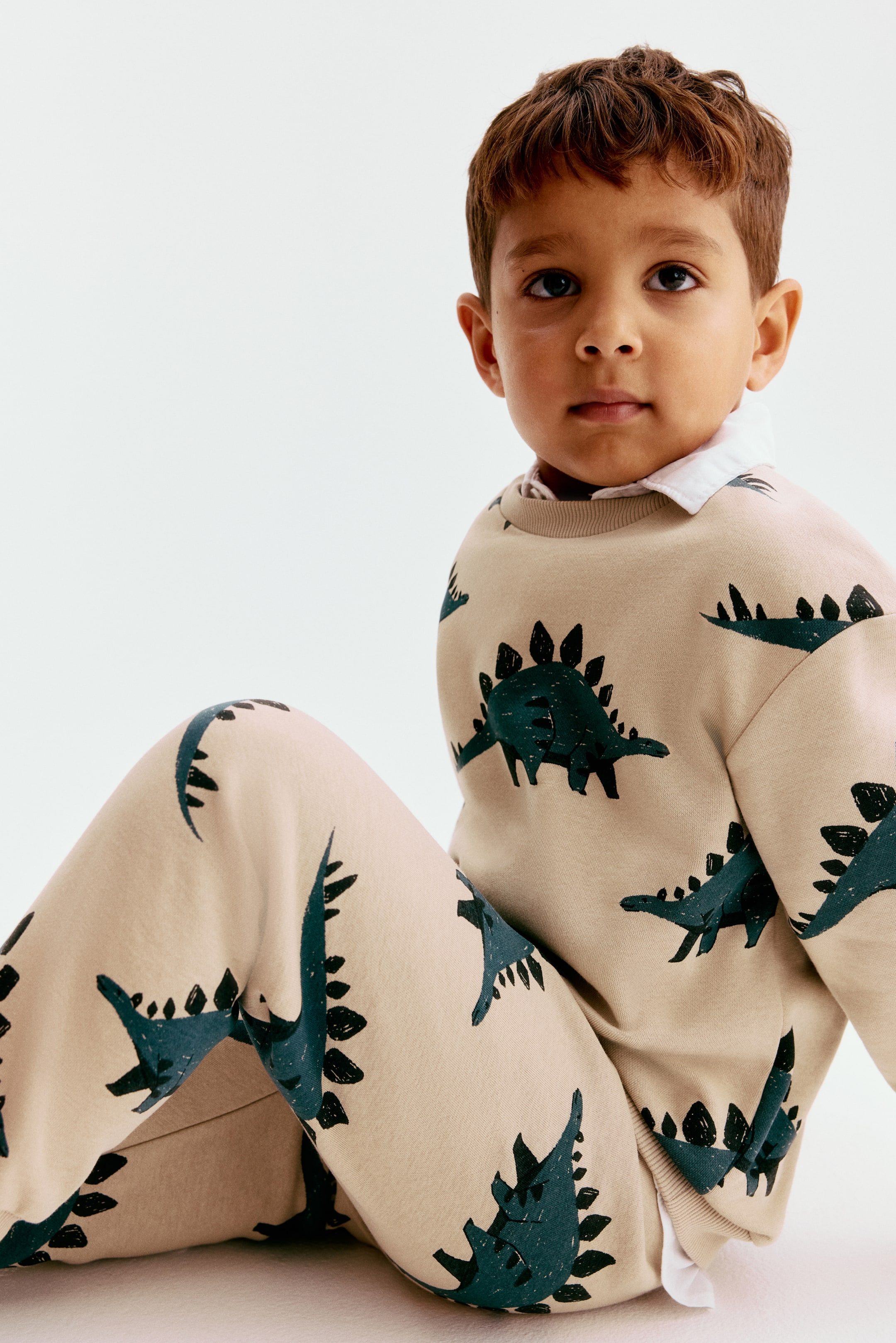 Детские брюки H&M Printed Sweatpant Joggers — фото 4