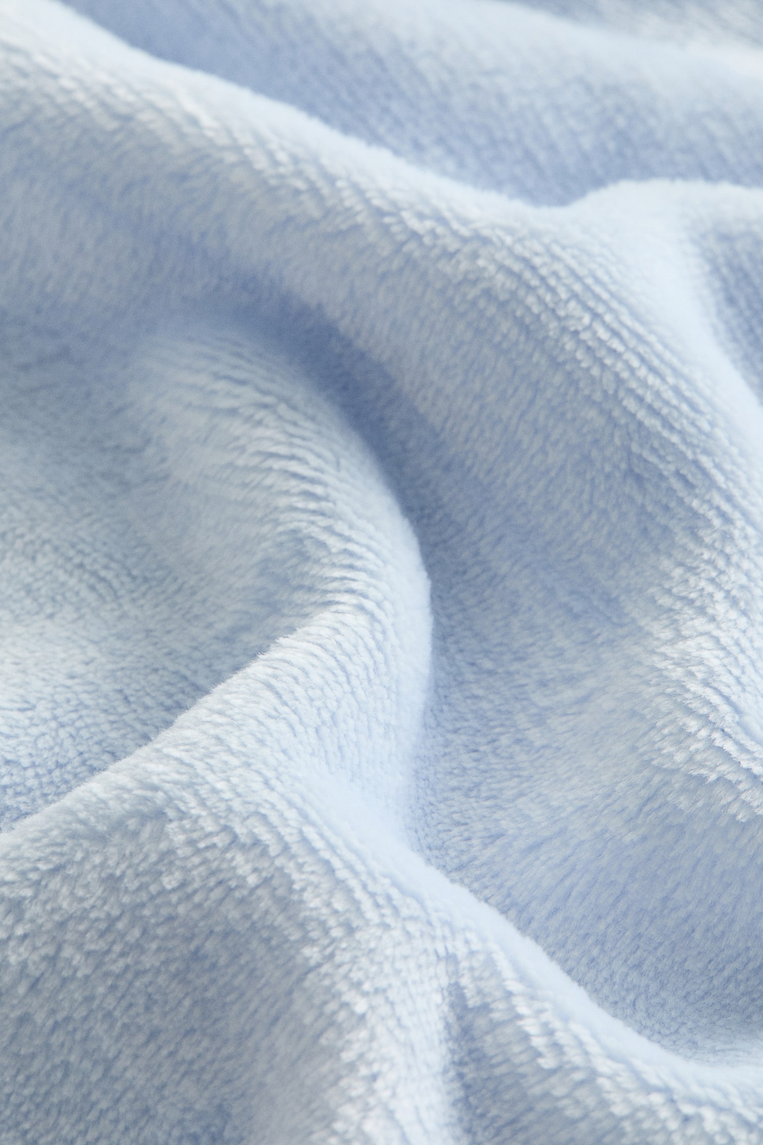 Babydecke aus Fleece - Hellblau/Hellbeige/Hellrosa - 3