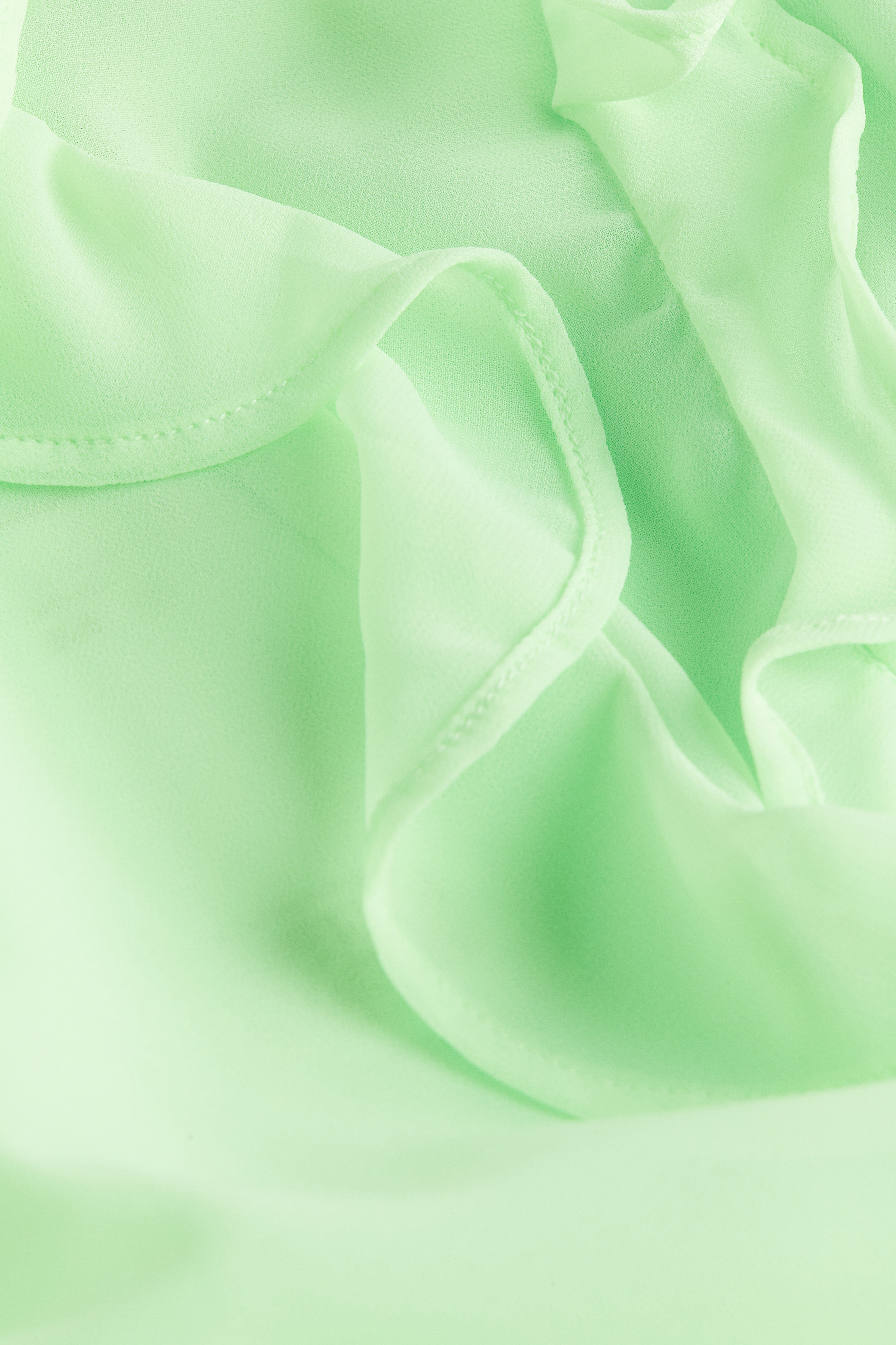 green chiffon dress h&m Jacquard Green Dress main image 1
