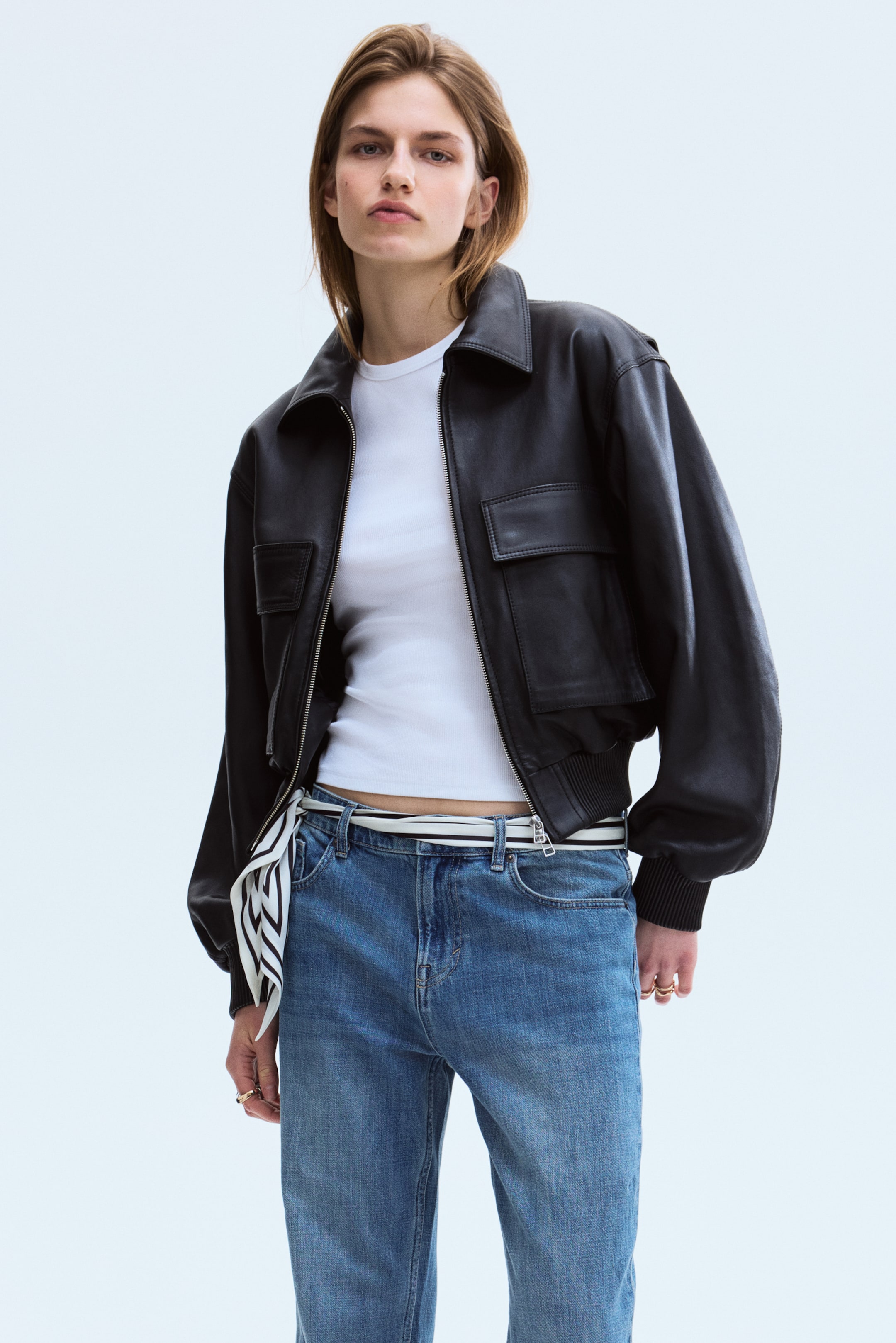 Jean droit taille classique