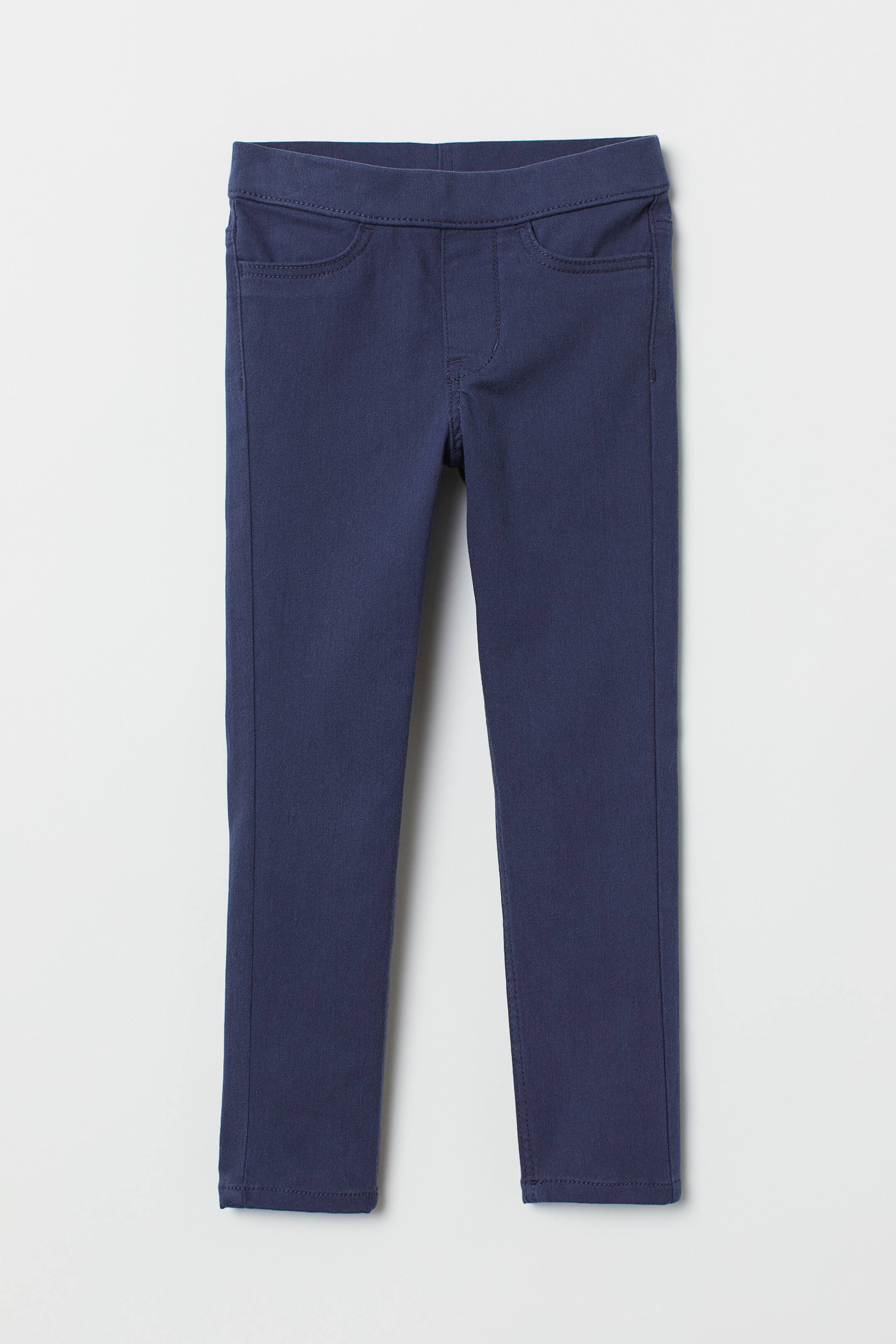 View larger image: Twill treggings - Dark blue - Kids | H&M 1