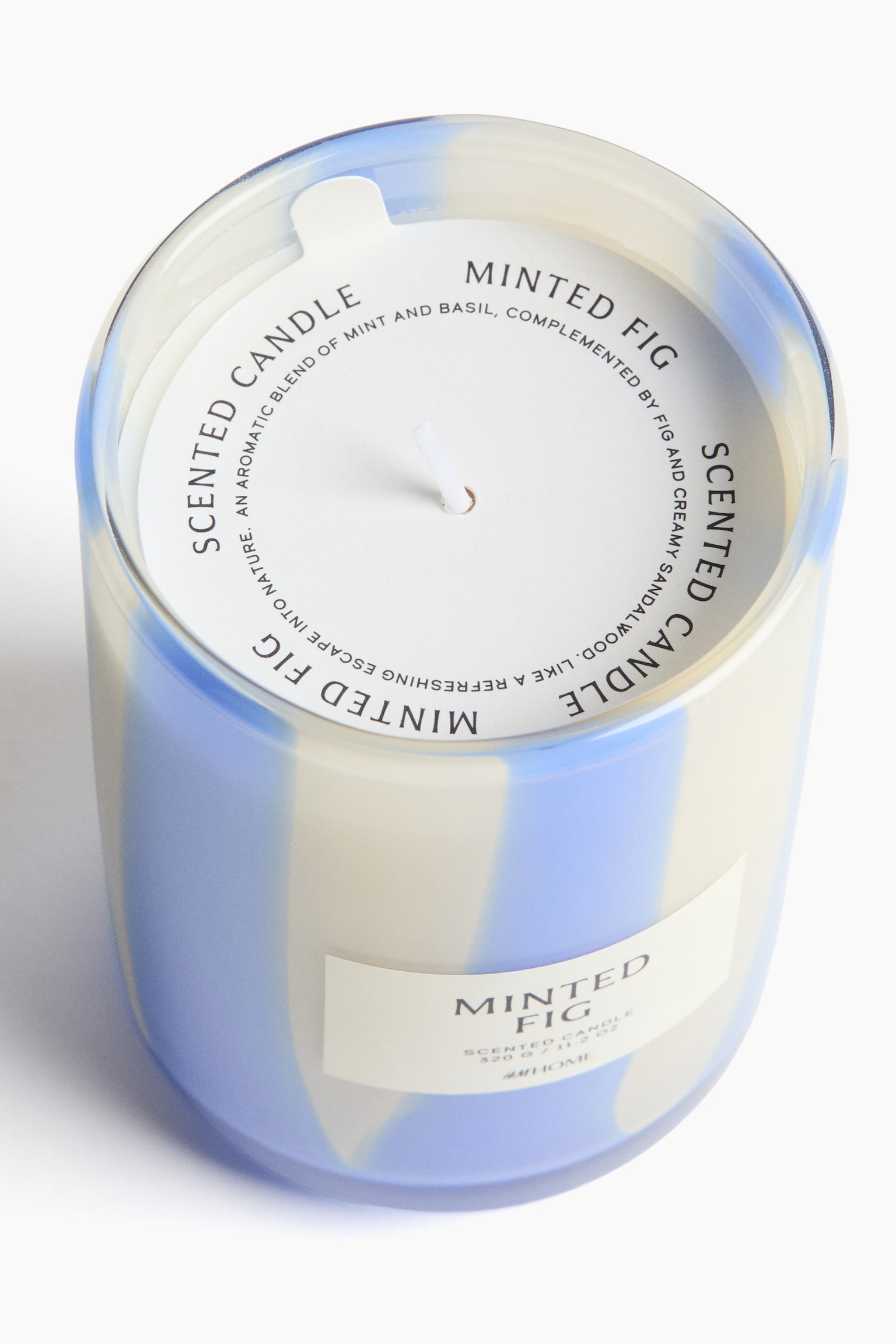 Scented candle in glass holder - Minted Fig/Dark Honey/Lily Of The Valley - 2