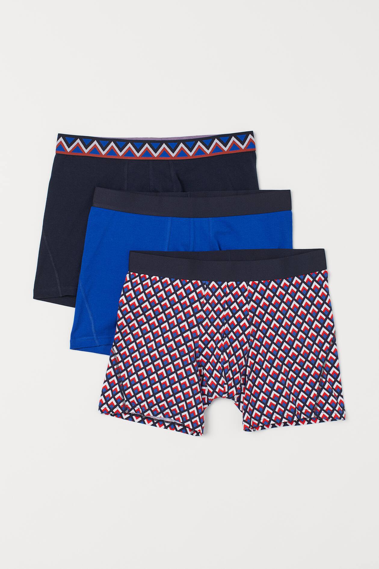 ZPLMIDE Lot De 3 Caleçons Boxeurs à Jambes Longues Pour Homme