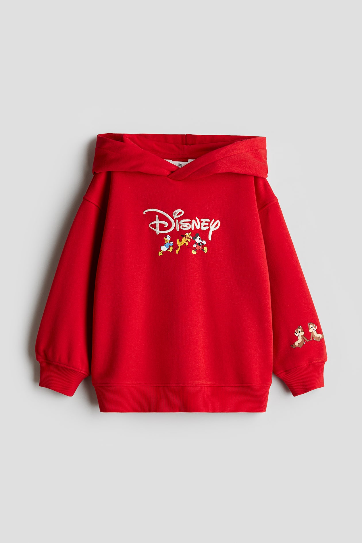 Motif-detail hoodie Red/Disney Kids H&M MY