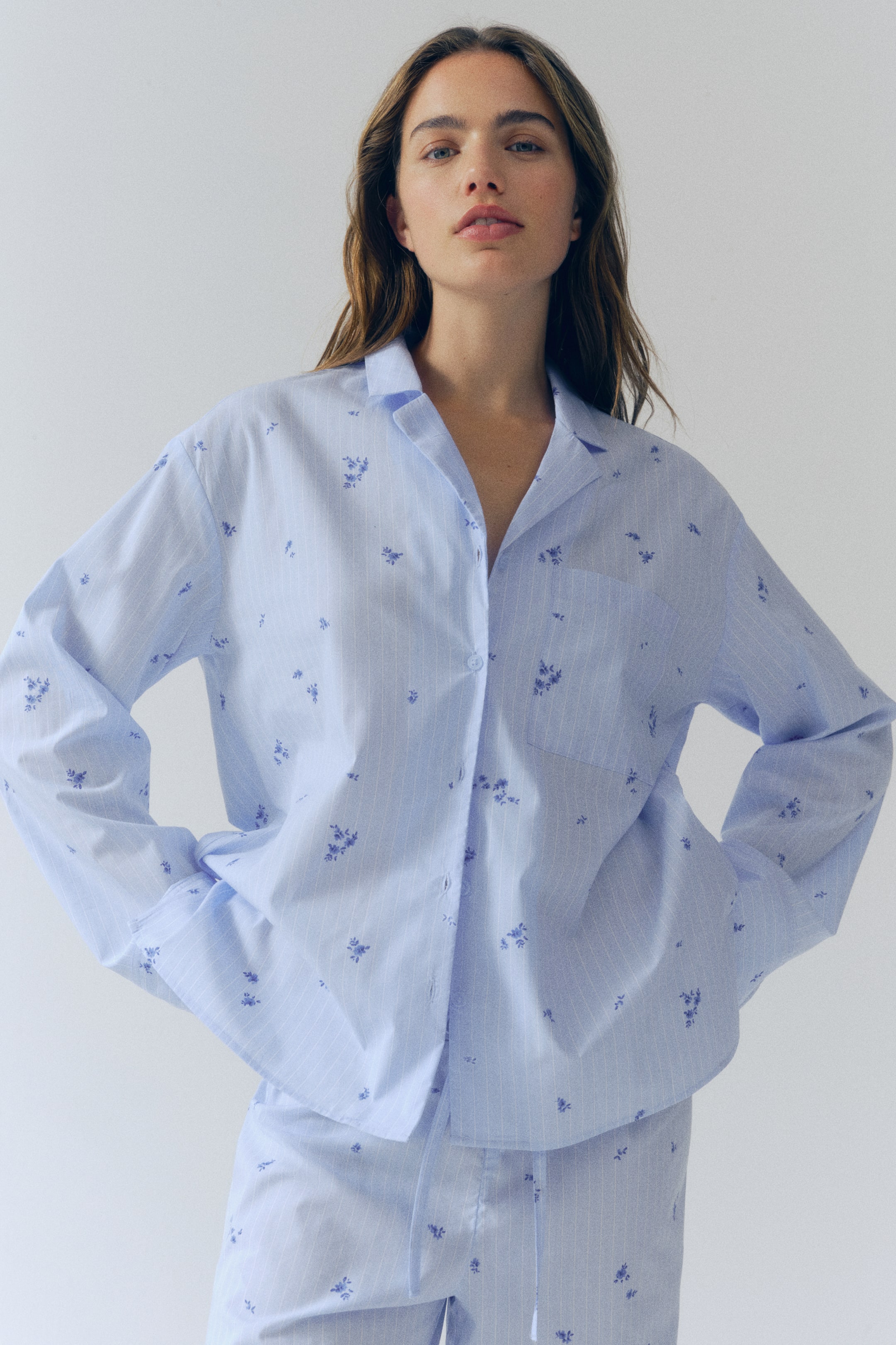 Cotton Poplin Pajamas