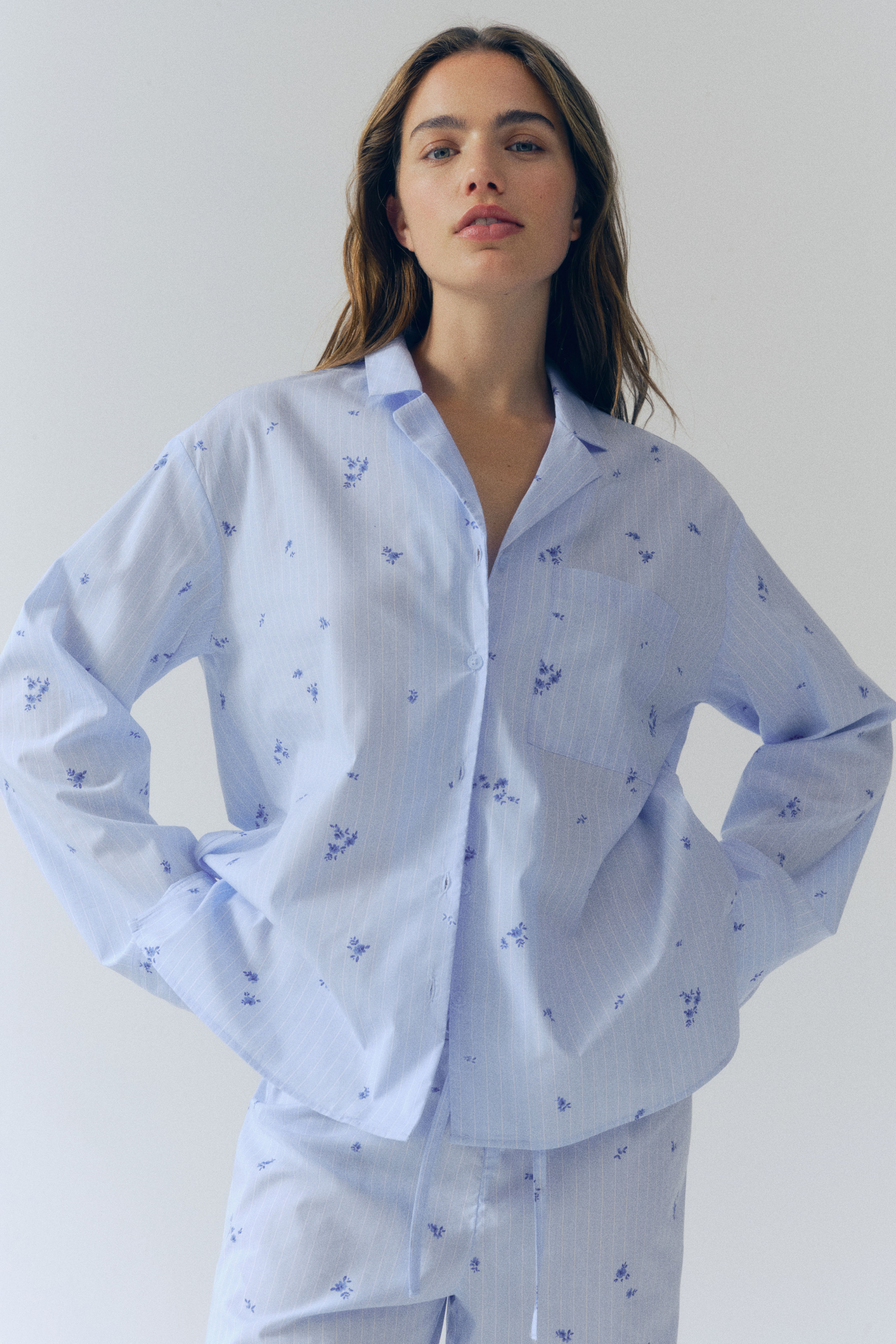 Cotton Poplin Pajamas