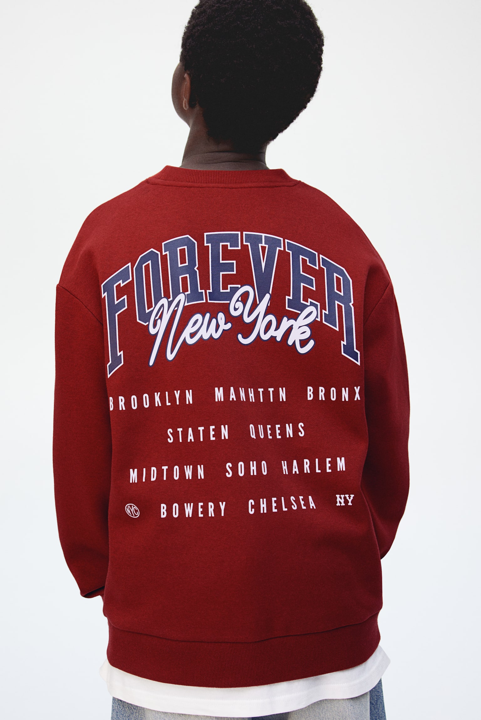 Crew-neck sweatshirt - Red/Forever/Dark blue/Academy/Light grey marl/Midtown - 2