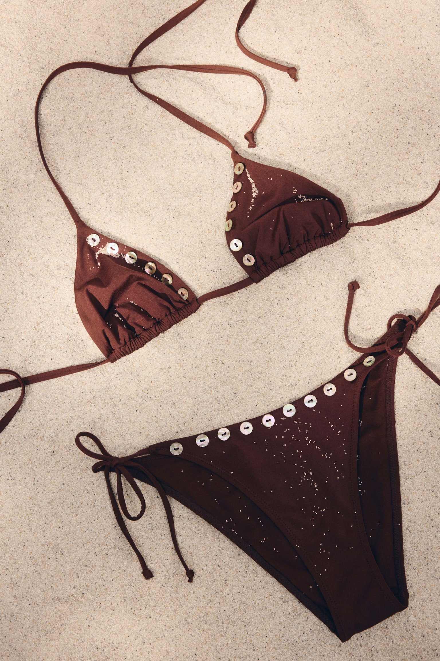 Padded triangle bikini top - 3
