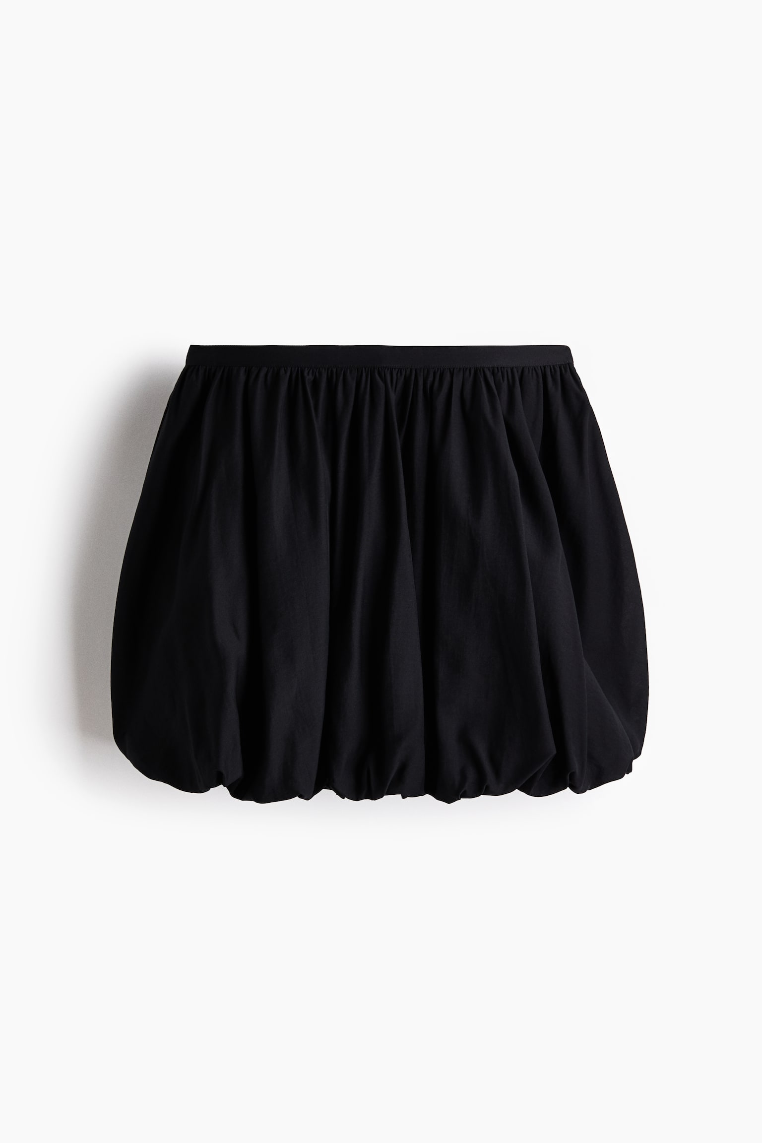 Minifalda abombada - Negro/Crema - 1