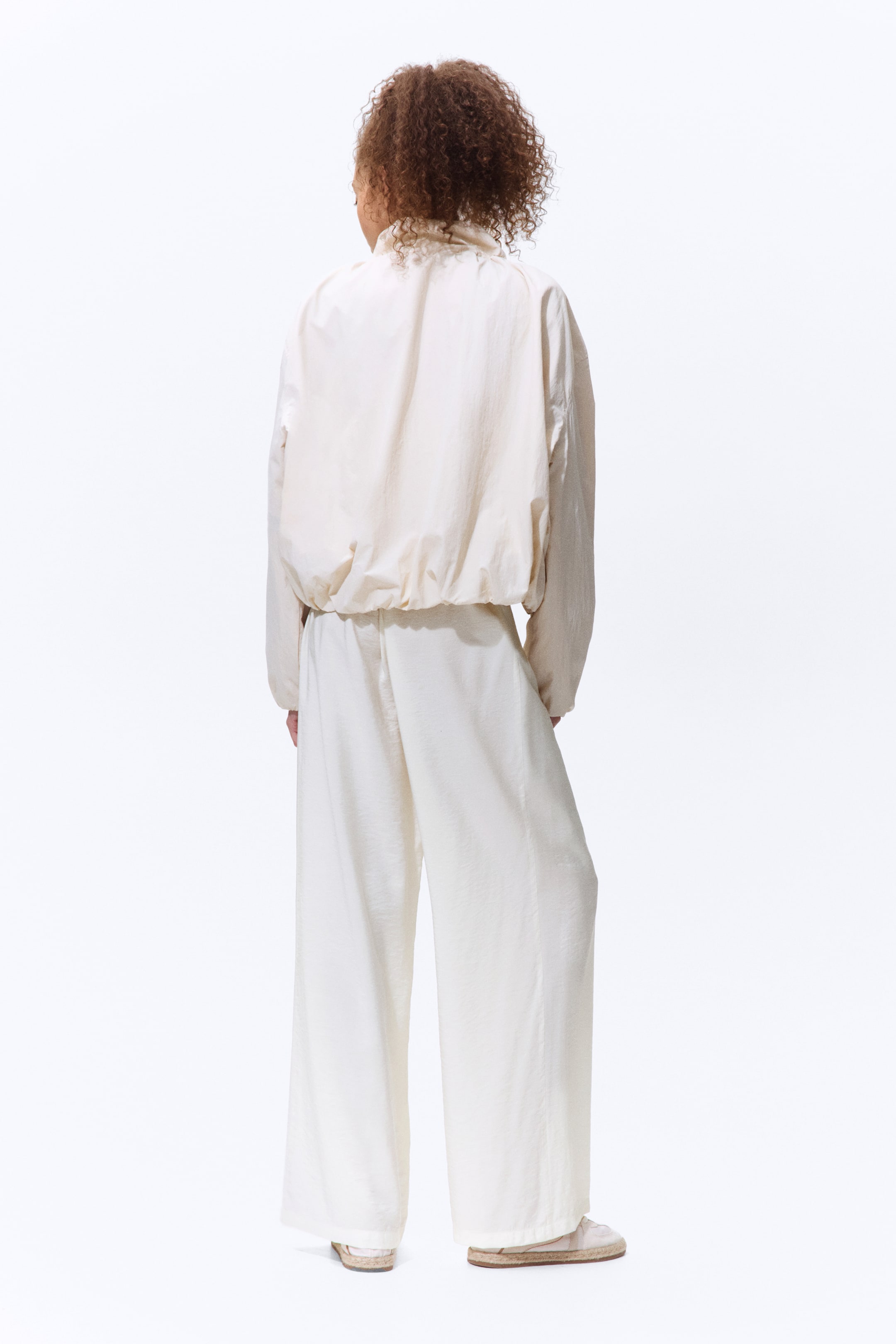 Viscose-Blend Pull-On Pants