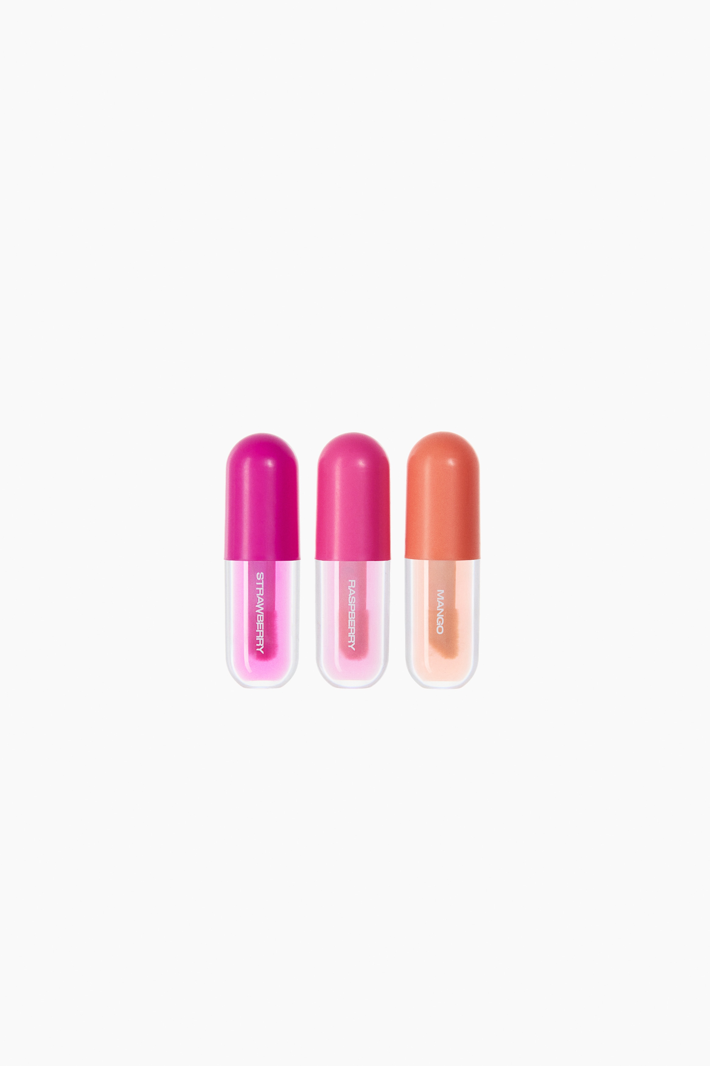 Mini Lip Oil Trio - Pink/light pink/purple - Beauty all | H&M US