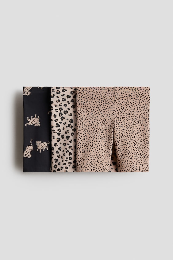 Детские шорты H&M 3-Pack Cotton Bike Shorts