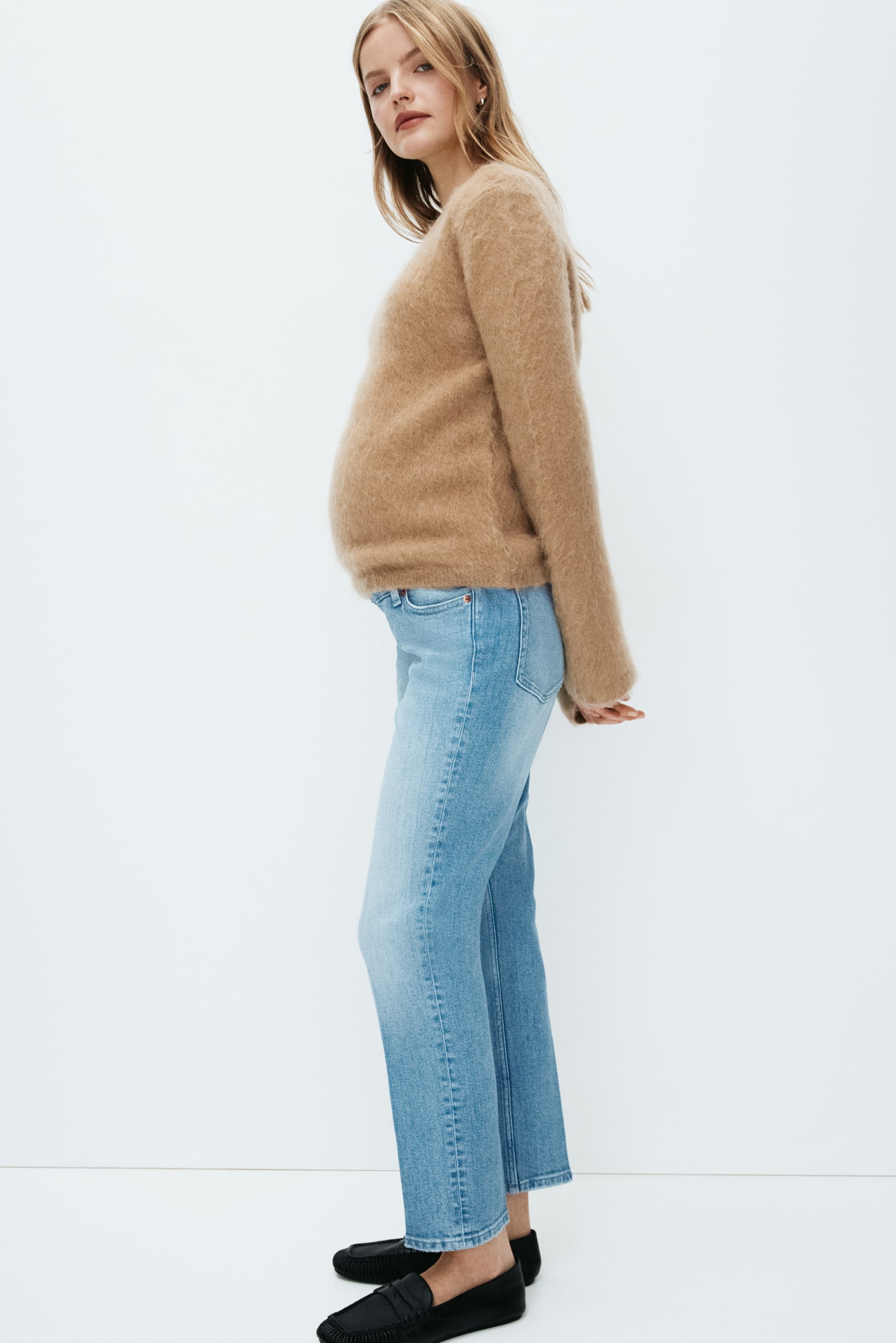 MAMA Slim Straight Ankle Jeans - Light denim blue/Dark denim blue - 2