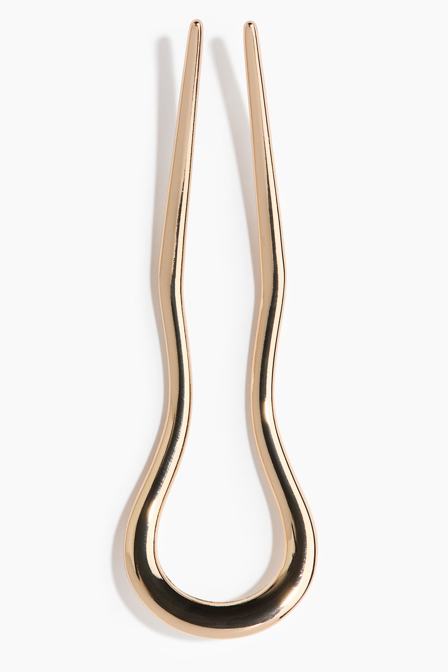Metal hair stick - Gold-coloured - 2