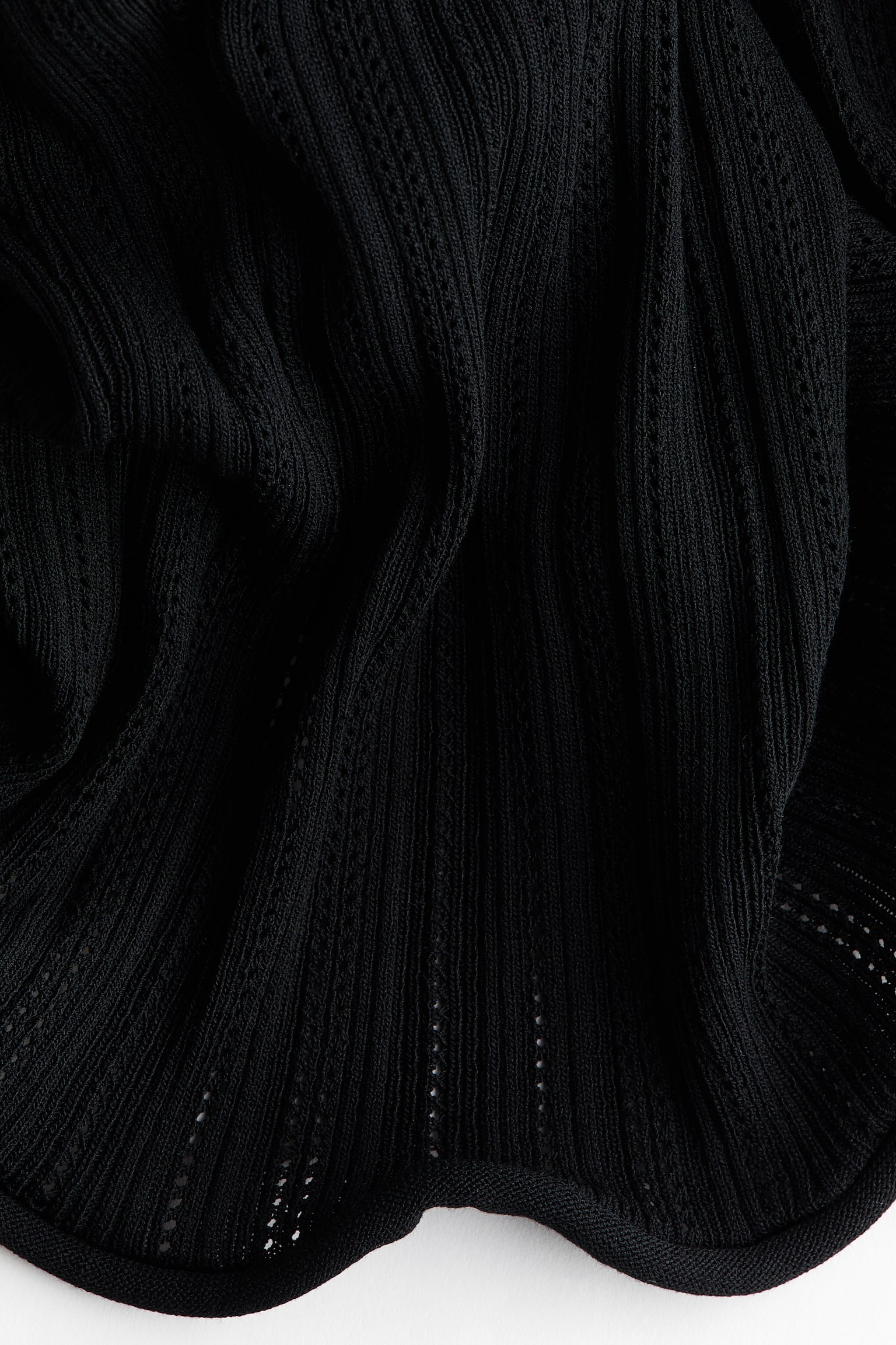 Женский топ H&M Rib-Knit Top, цвет: Чёрный — фото 6
