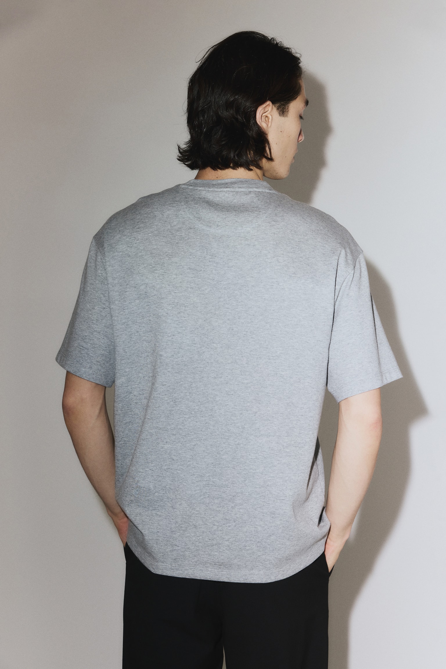 T-shirt Cooling Relaxed Fit - Cinzento mesclado/Preto/Bege escuro/Branco/Castanho escuro - 6