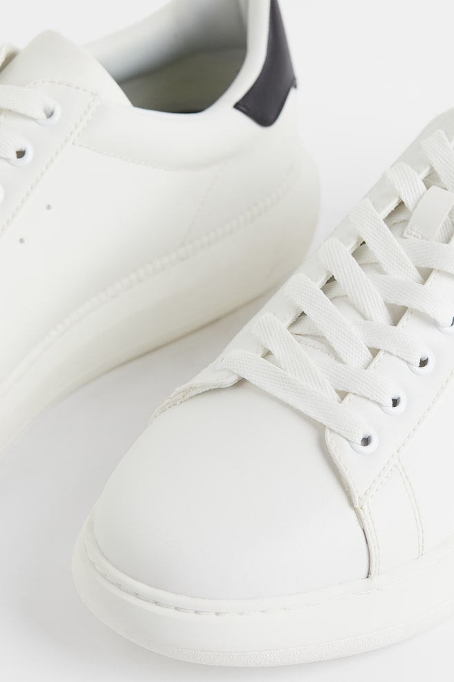 Sneakers - Blanc/Blanc/rouge - 3