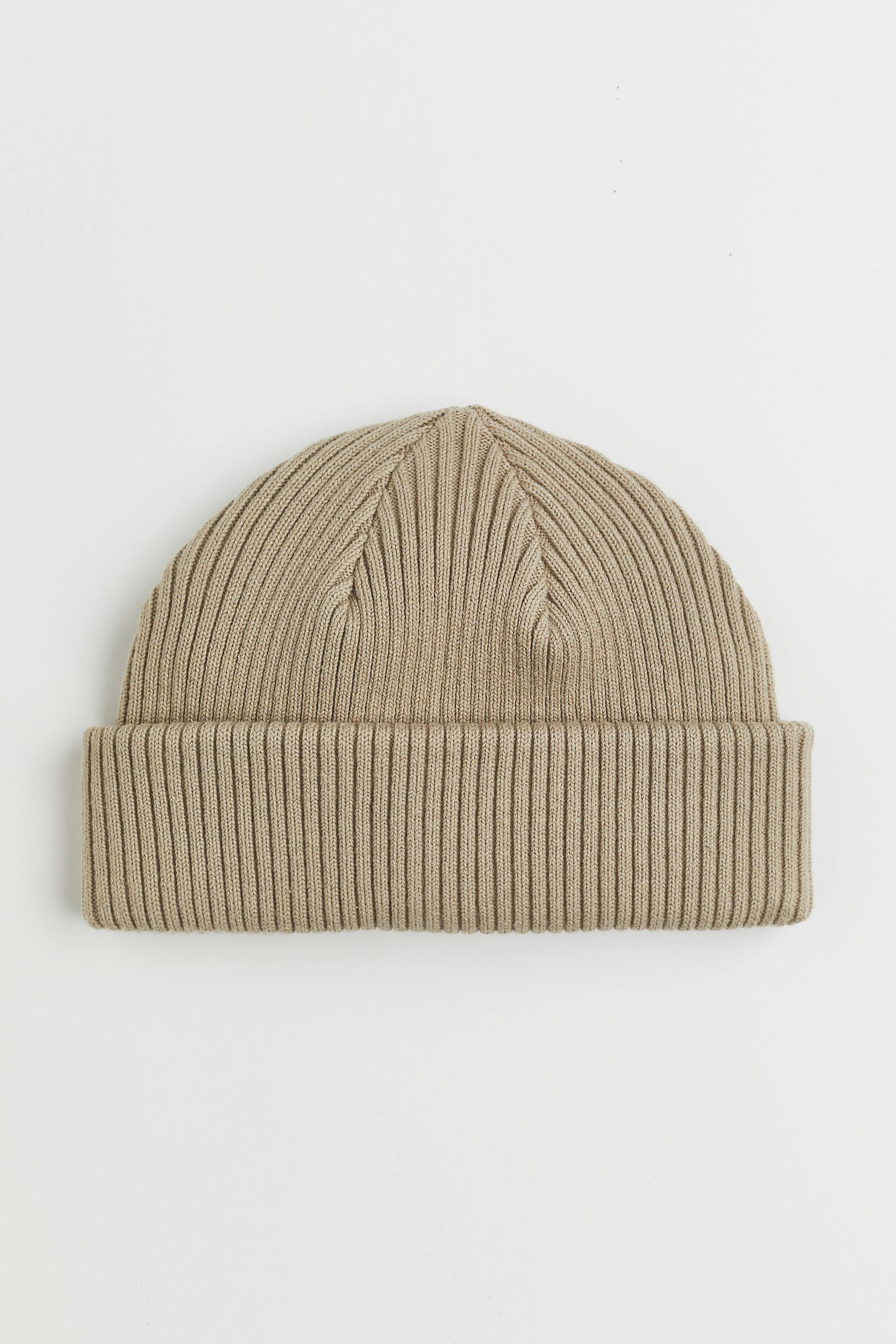 View larger image: Rib-knit hat - Beige - Men | H&M 1