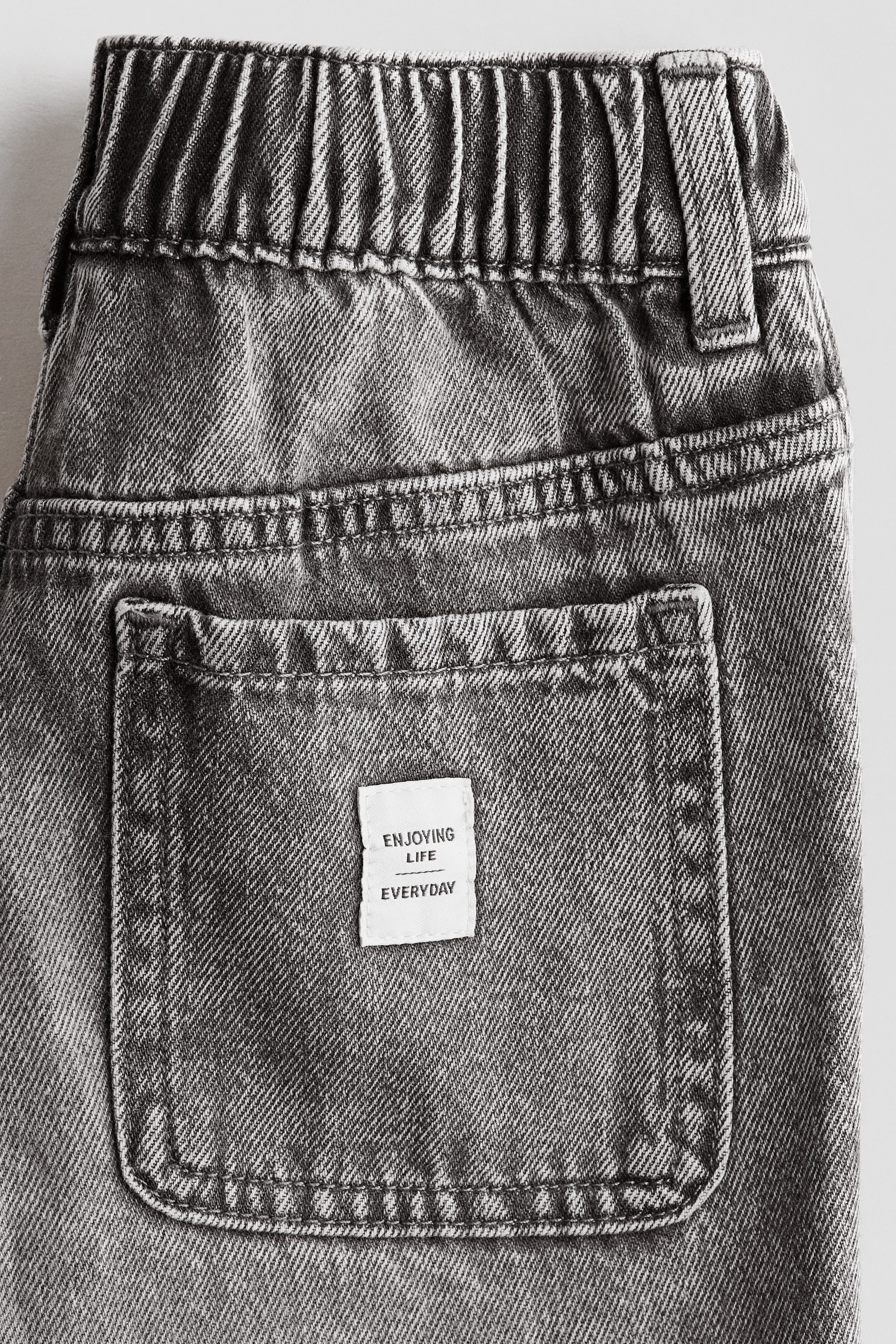 Cotton Denim Joggers