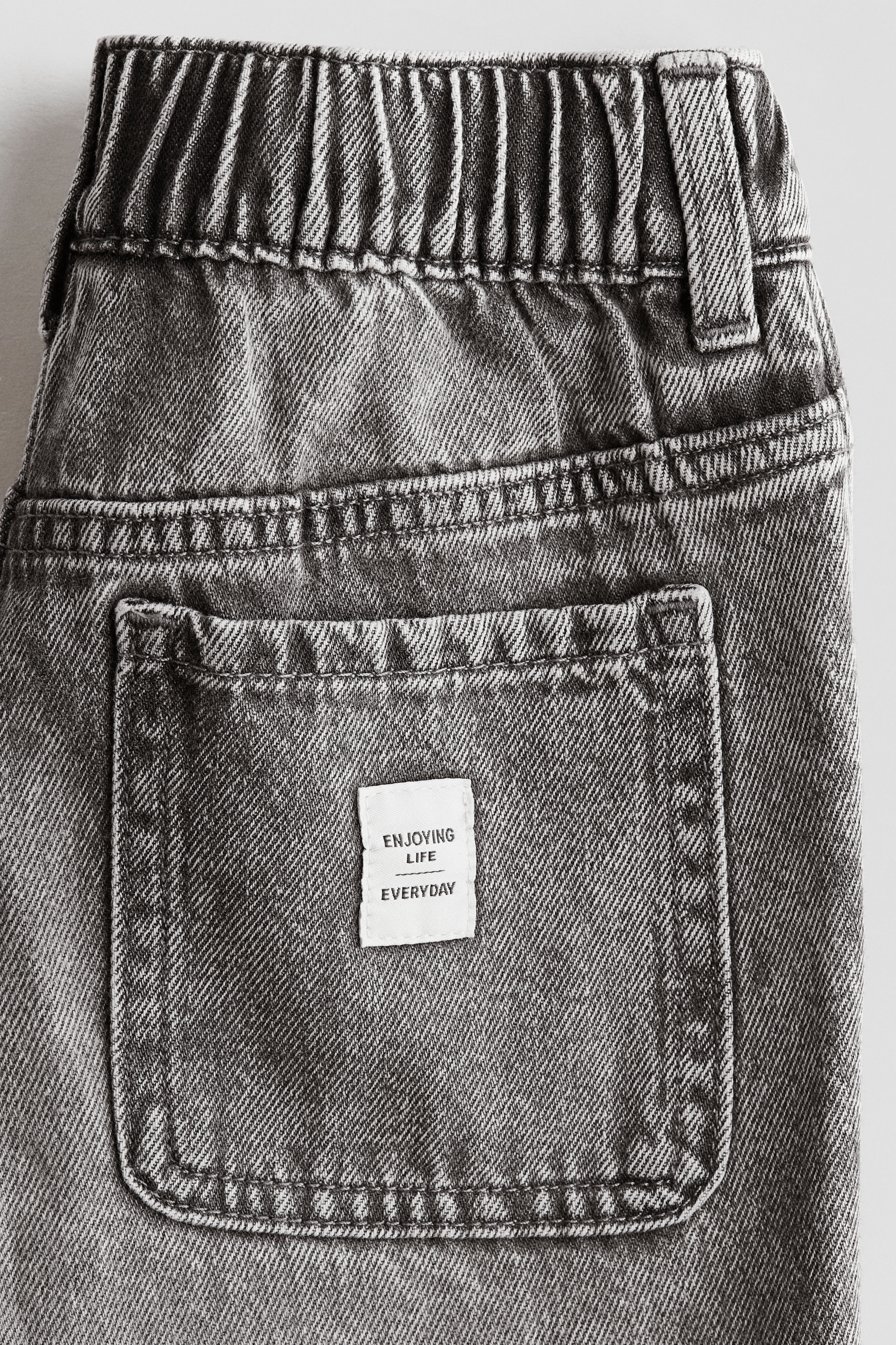 Cotton Denim Joggers