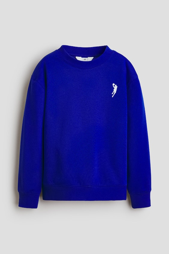 Детские худи H&M Motif-Detail Brushed-Inside Sweatshirt