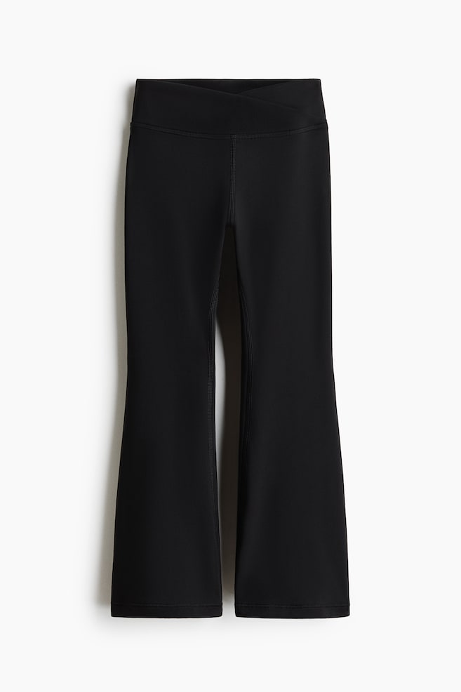 Leggings deportivos acampanados con SoftMove™ - Negro/Ciruela/Rosa claro - 1