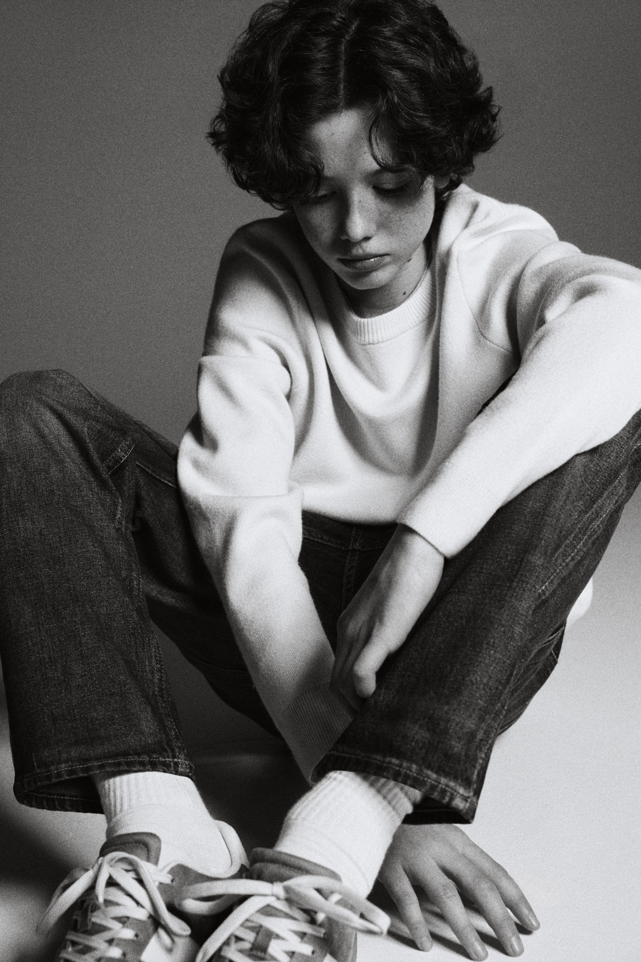 Ver imagen más grande: Relaxed Tapered Fit Jeans - Azul denim oscuro - NIÑOS | H&M ES 2