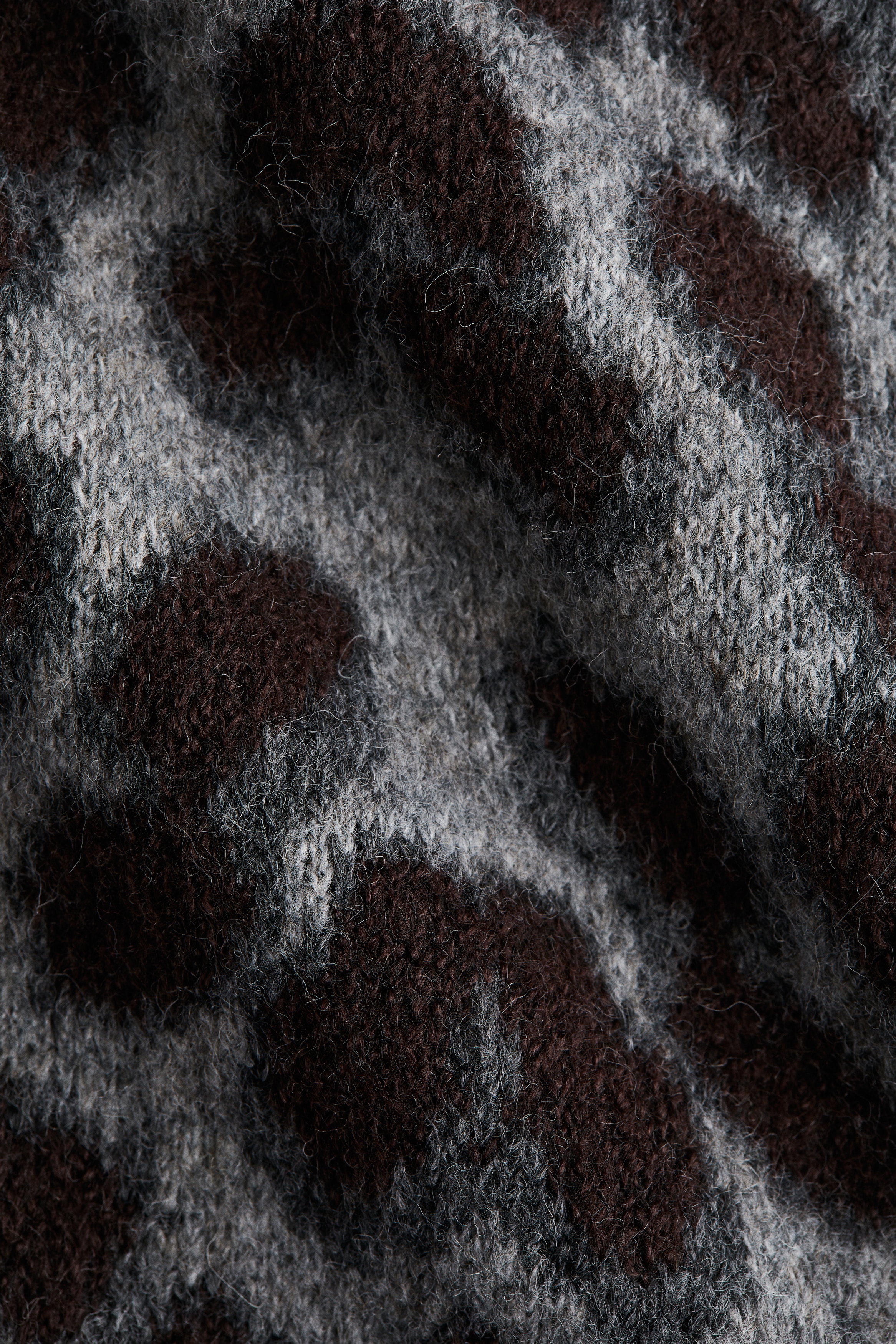 Boxy jacquard-knit jumper