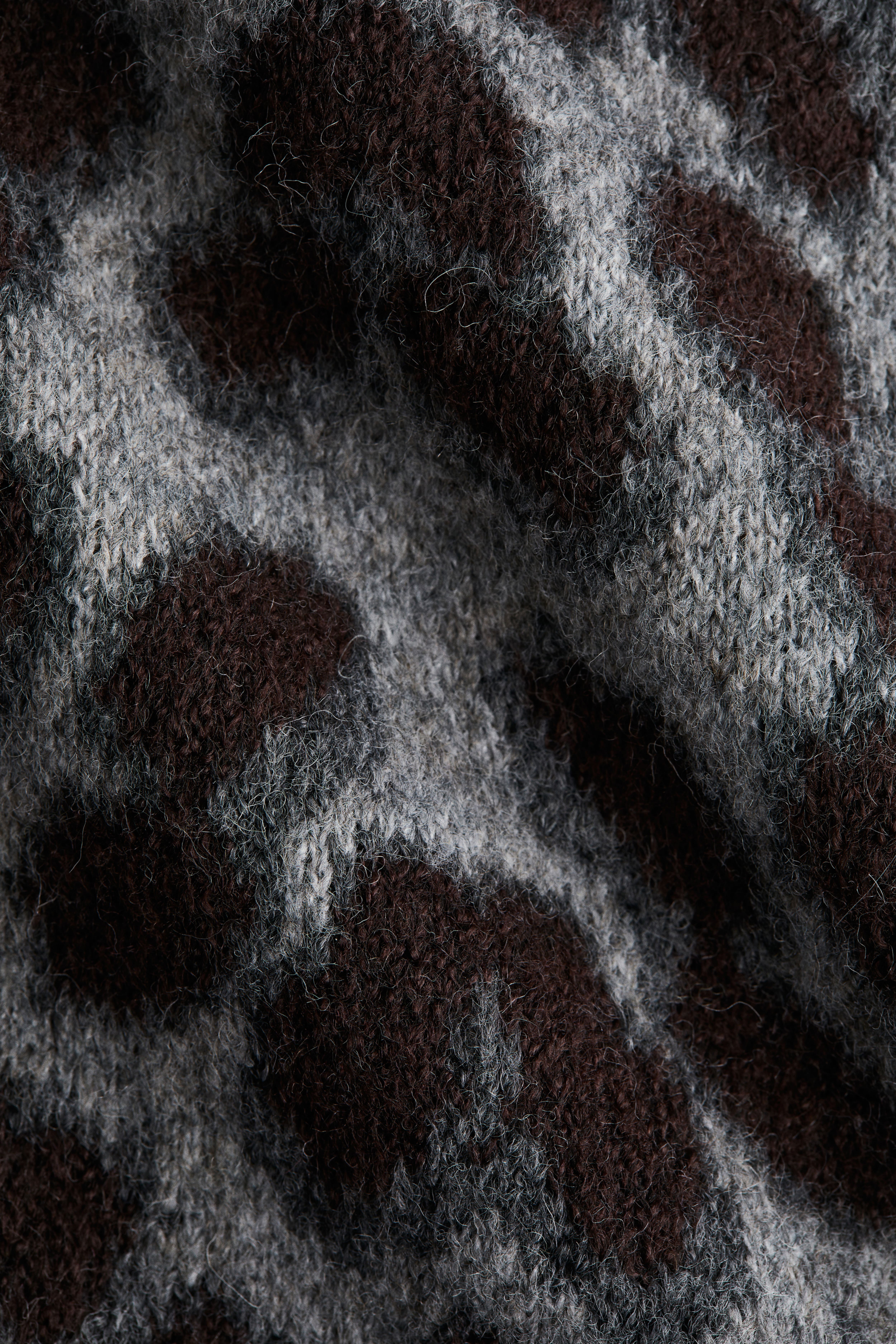 Boxy Jacquard-Knit Sweater
