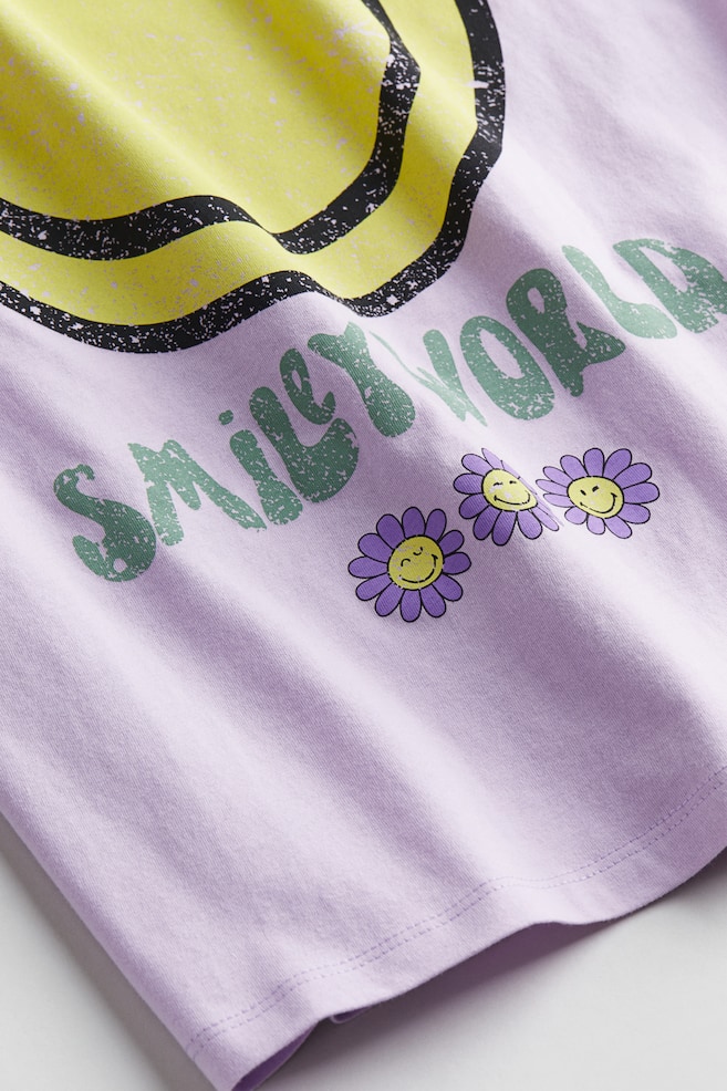 Oversized printed T-shirt - Lilac/SmileyWorld®/Dark grey/The Little Mermaid/Black/Lilo & Stitch/Dark grey/SmileyWorld®/dc/dc/dc/dc/dc - 4